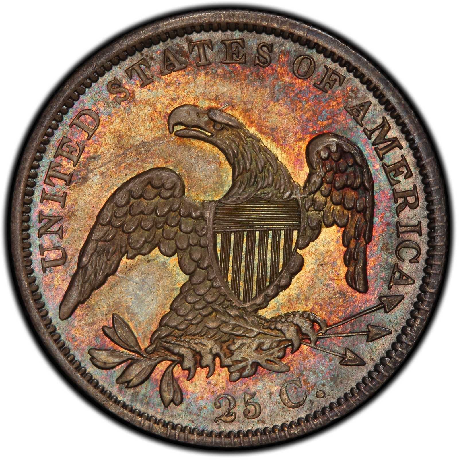 1837 25c MS67 thumbnail 2