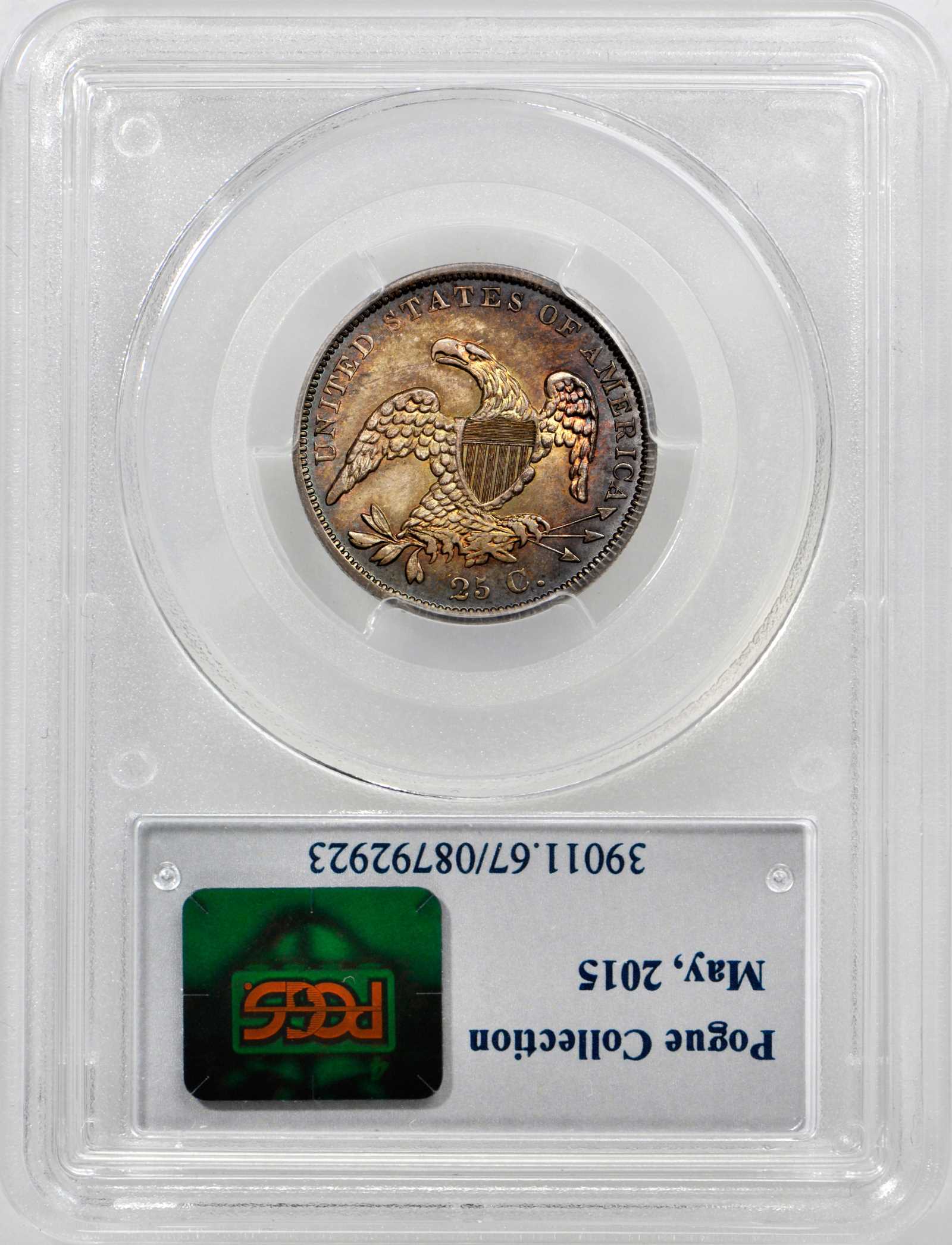 1837 25c MS67 thumbnail 3