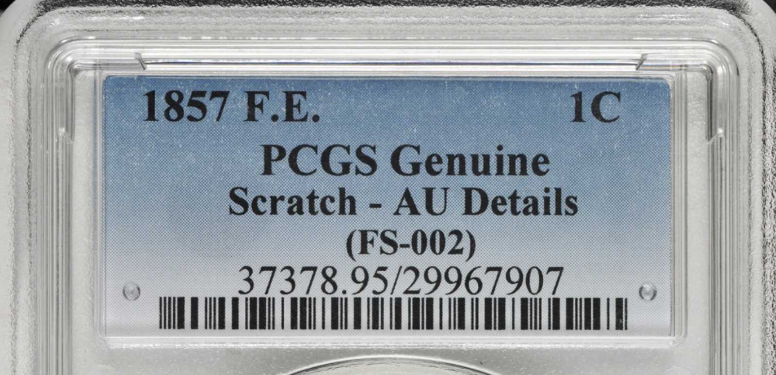 1857 1c Flying Eagle, FS-101, S-4 G4 thumbnail 3