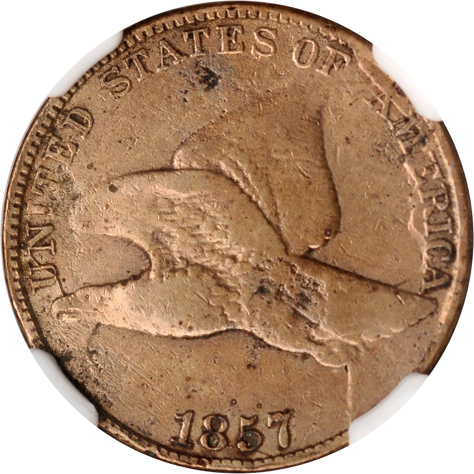 1857 1c Flying Eagle, FS-403, S-7 MS thumbnail 16
