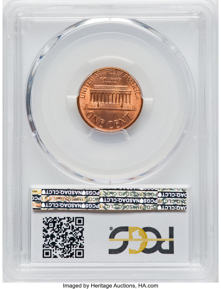 1987-D/D 1c Repunched Mintmark, FS-501 MS RD thumbnail 3