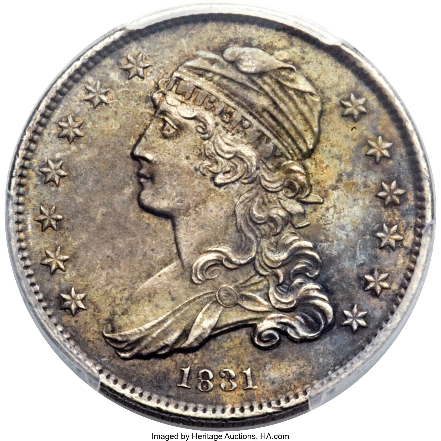 1831 25C Small Letters, B-1, R.3, MS63 PCGS. ...