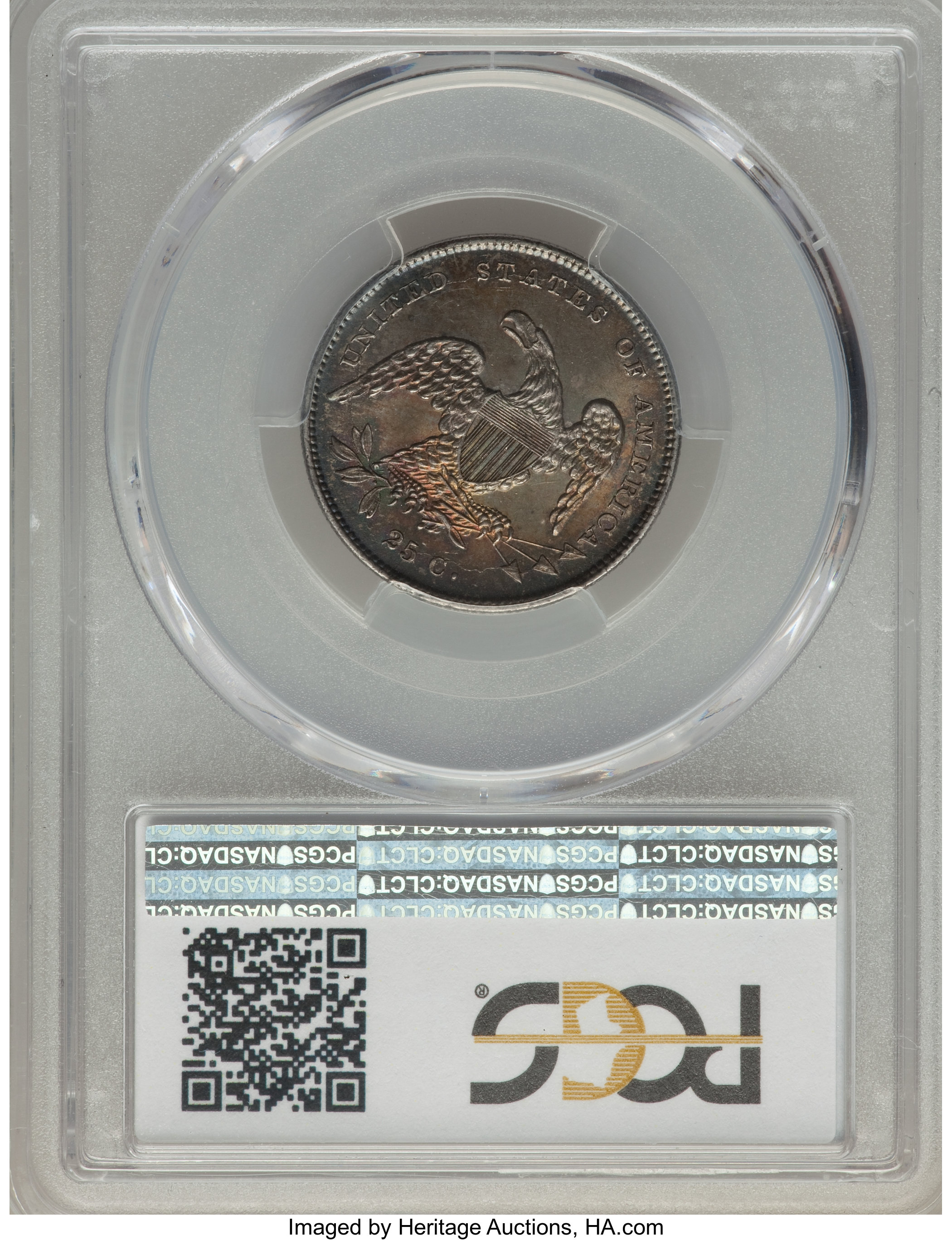 1831 25c Small Letters, B-1 MS63 thumbnail 6