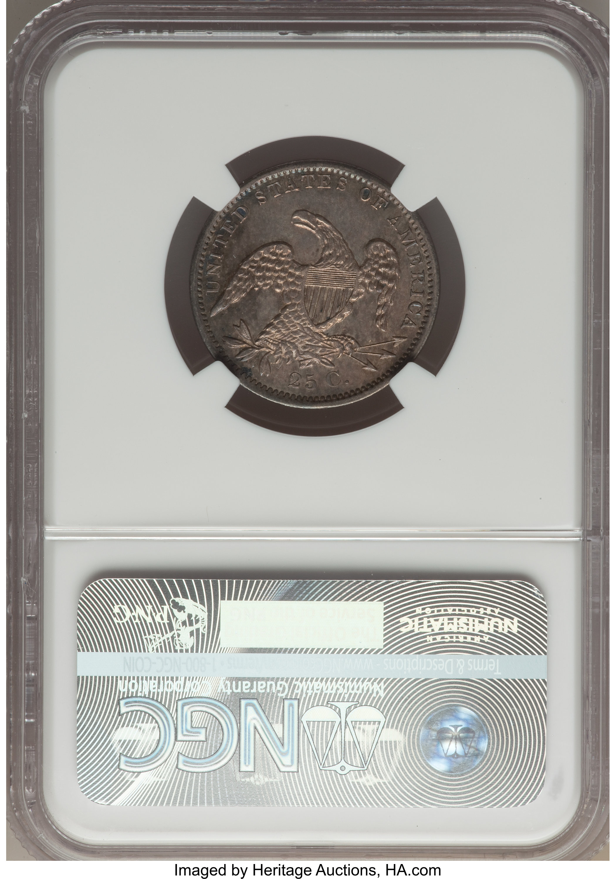 1835 25c B-1 AU53 thumbnail 18