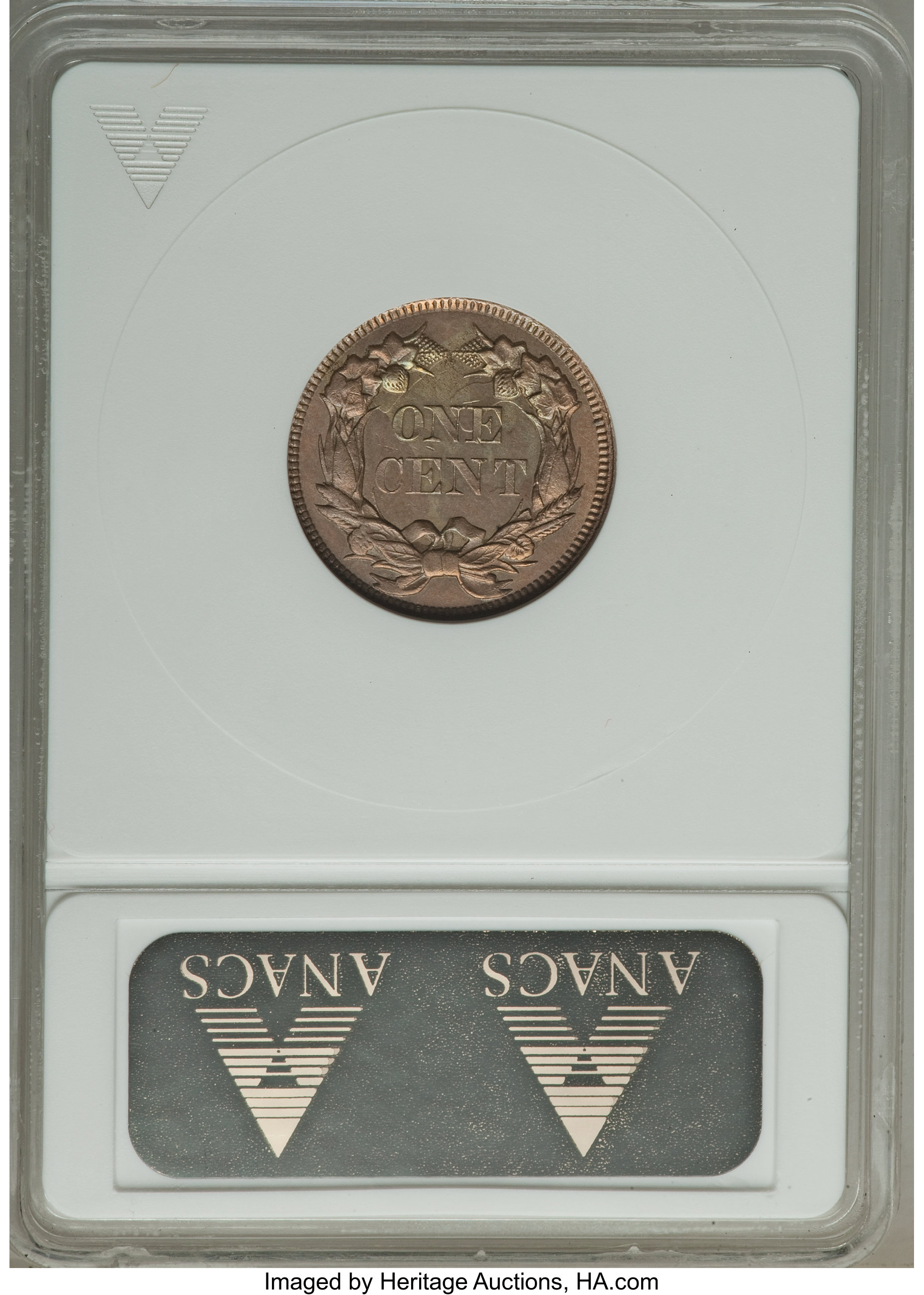 1857 1c Flying Eagle, FS-901, S-8 MS60 thumbnail 17