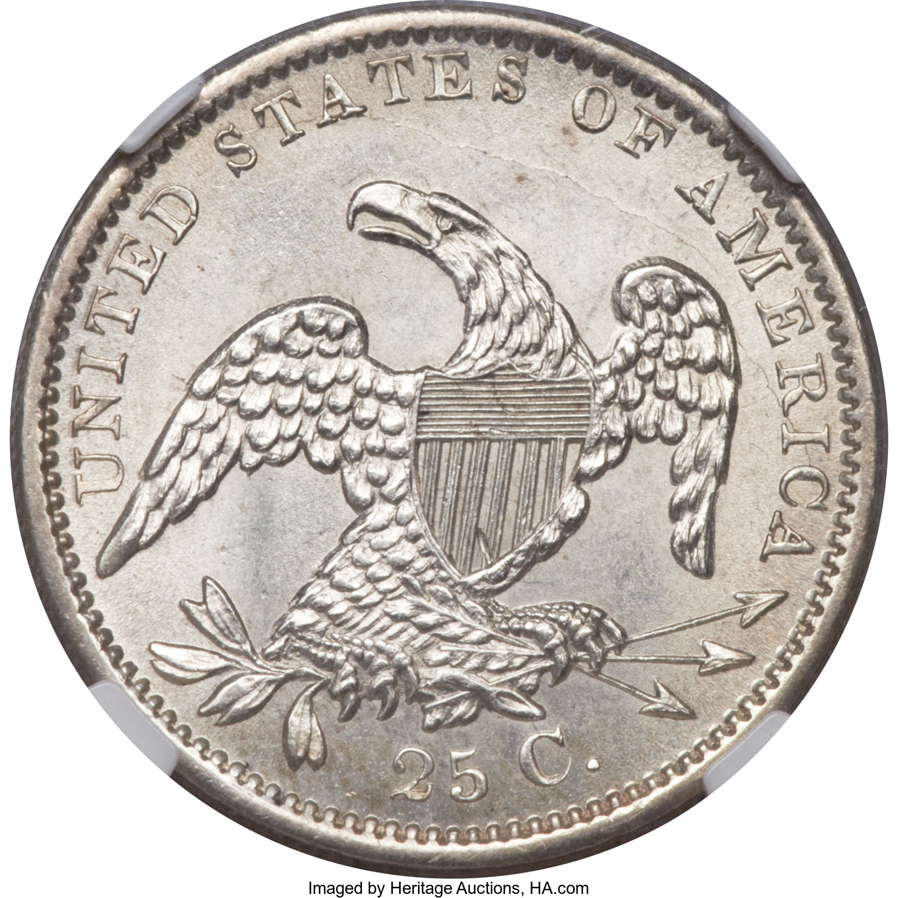 1835 25c B-1 MS63 thumbnail 3