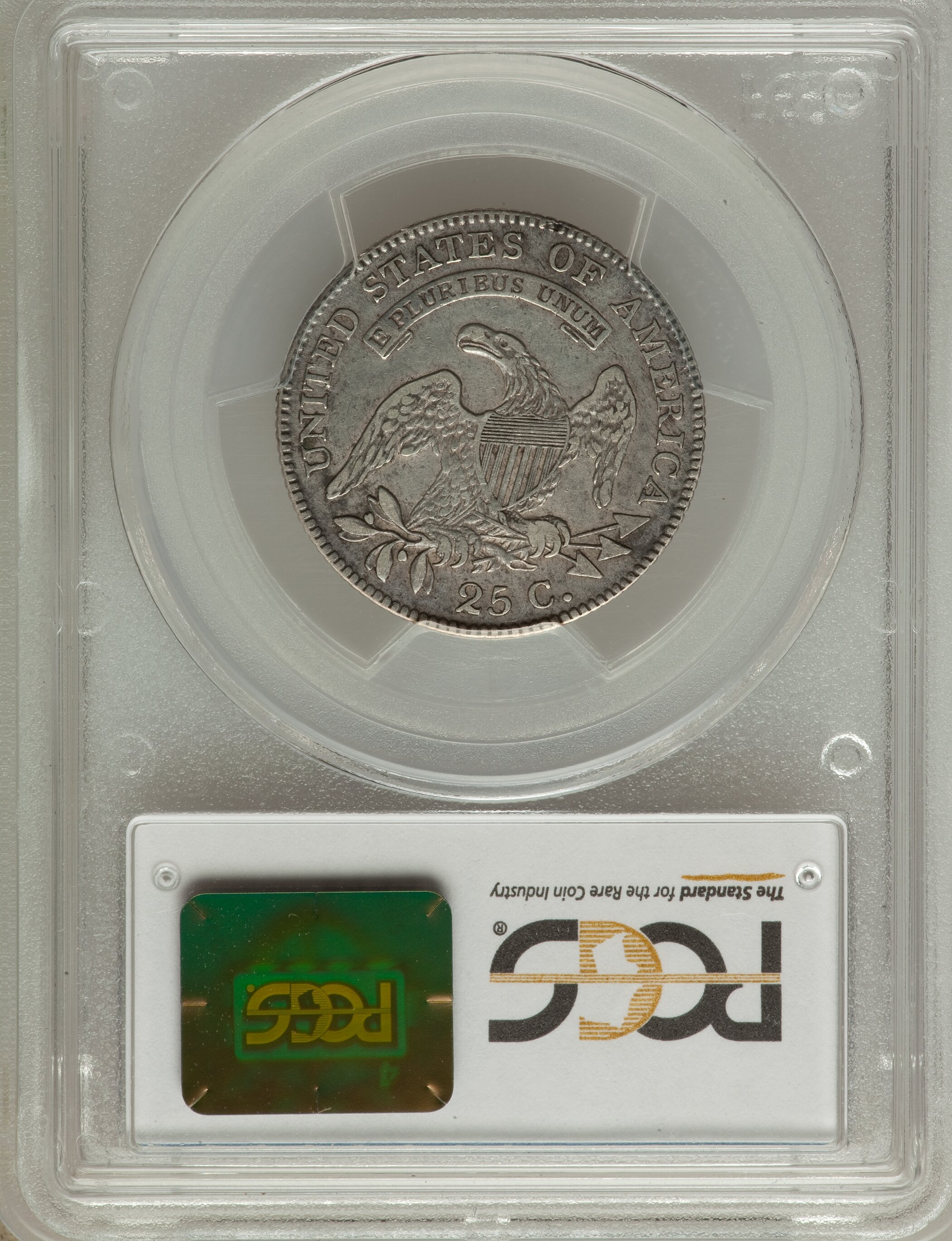 1818 25c B-4 AG3 CAC thumbnail 23