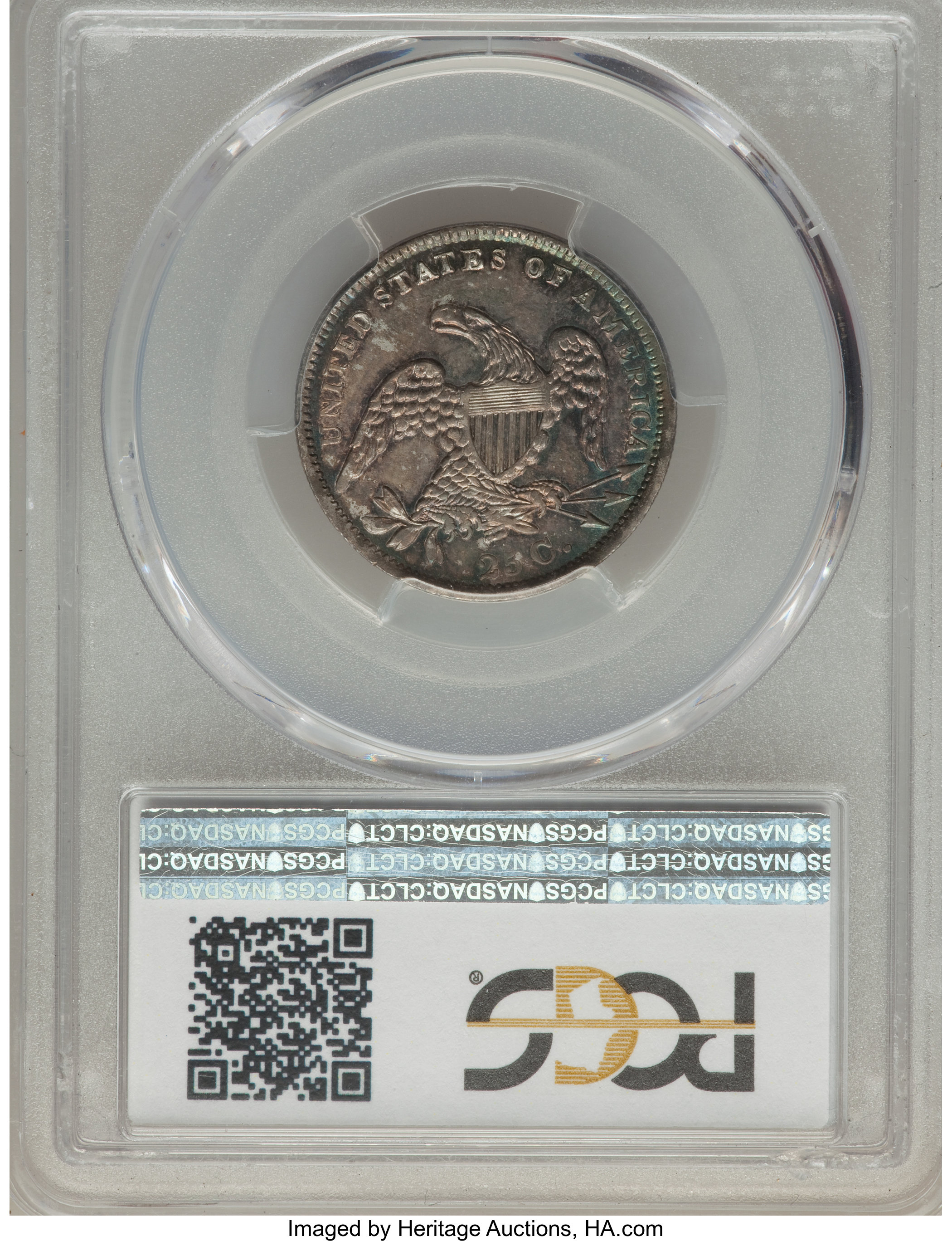 1831 25c Large Letters, B-6 G4 CAC thumbnail 19
