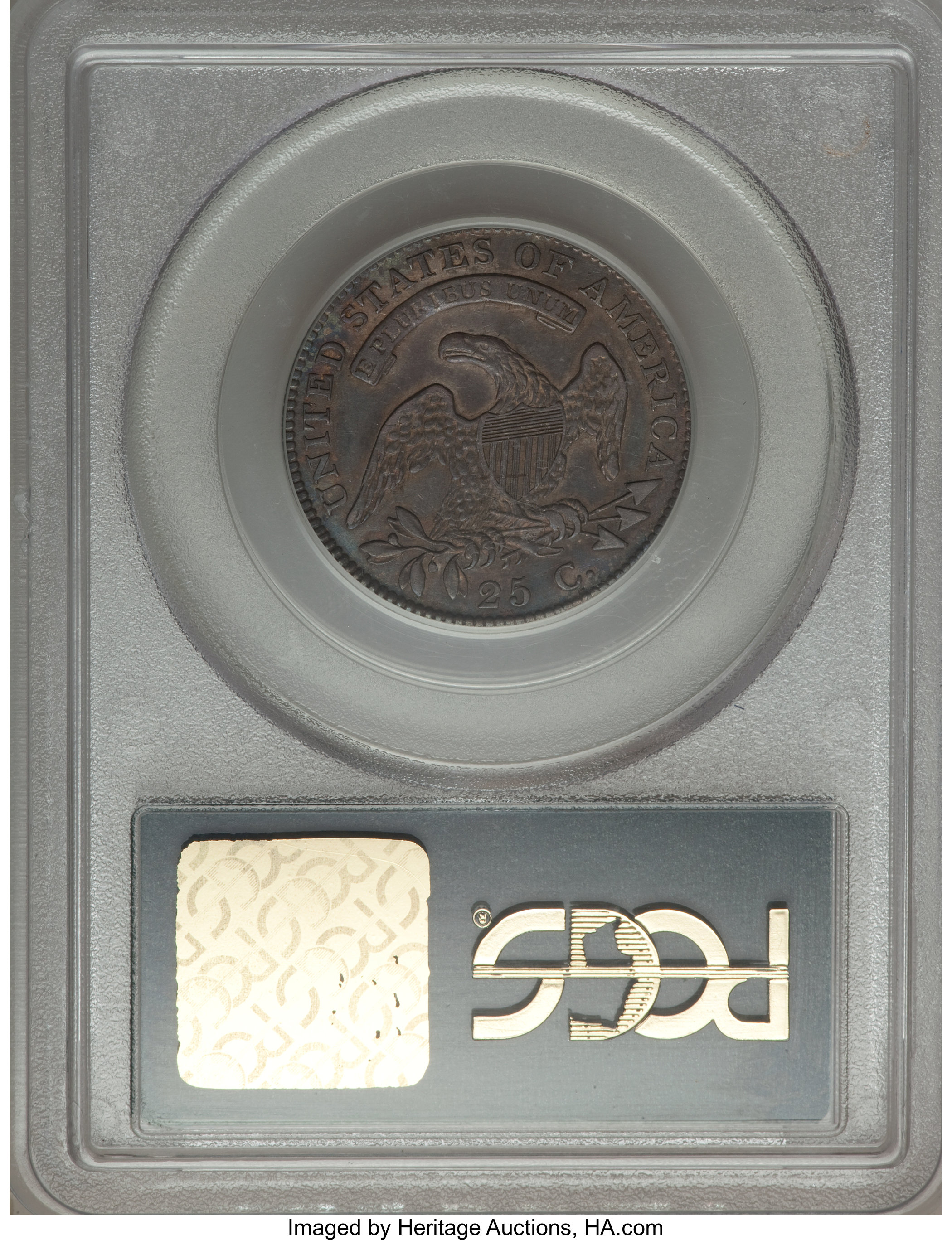 1819 25c Large 9, B-2 AG3 thumbnail 25