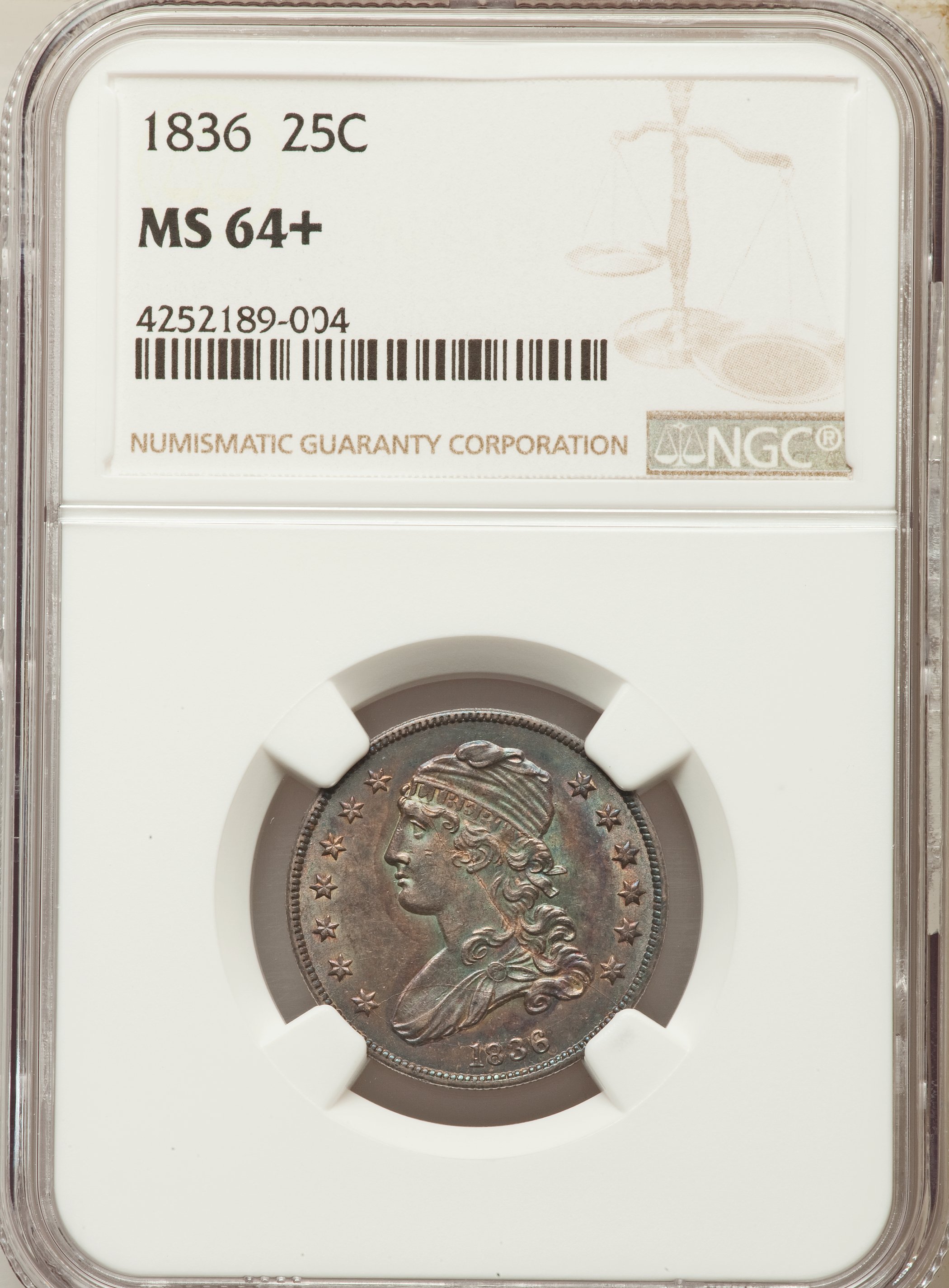 1836 25c B-3 AU55 thumbnail 21