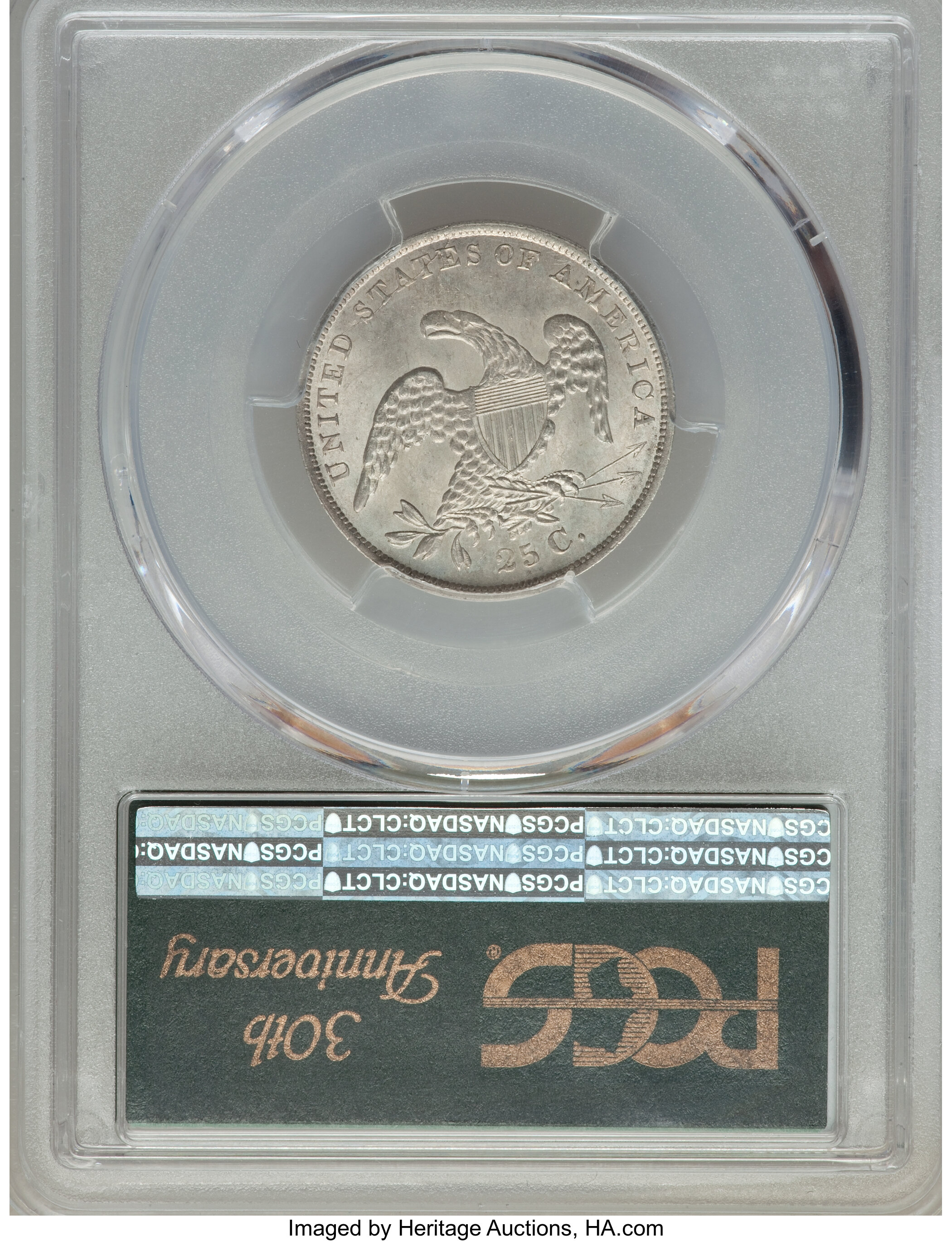 1837 25c B-4 MS60 thumbnail 6