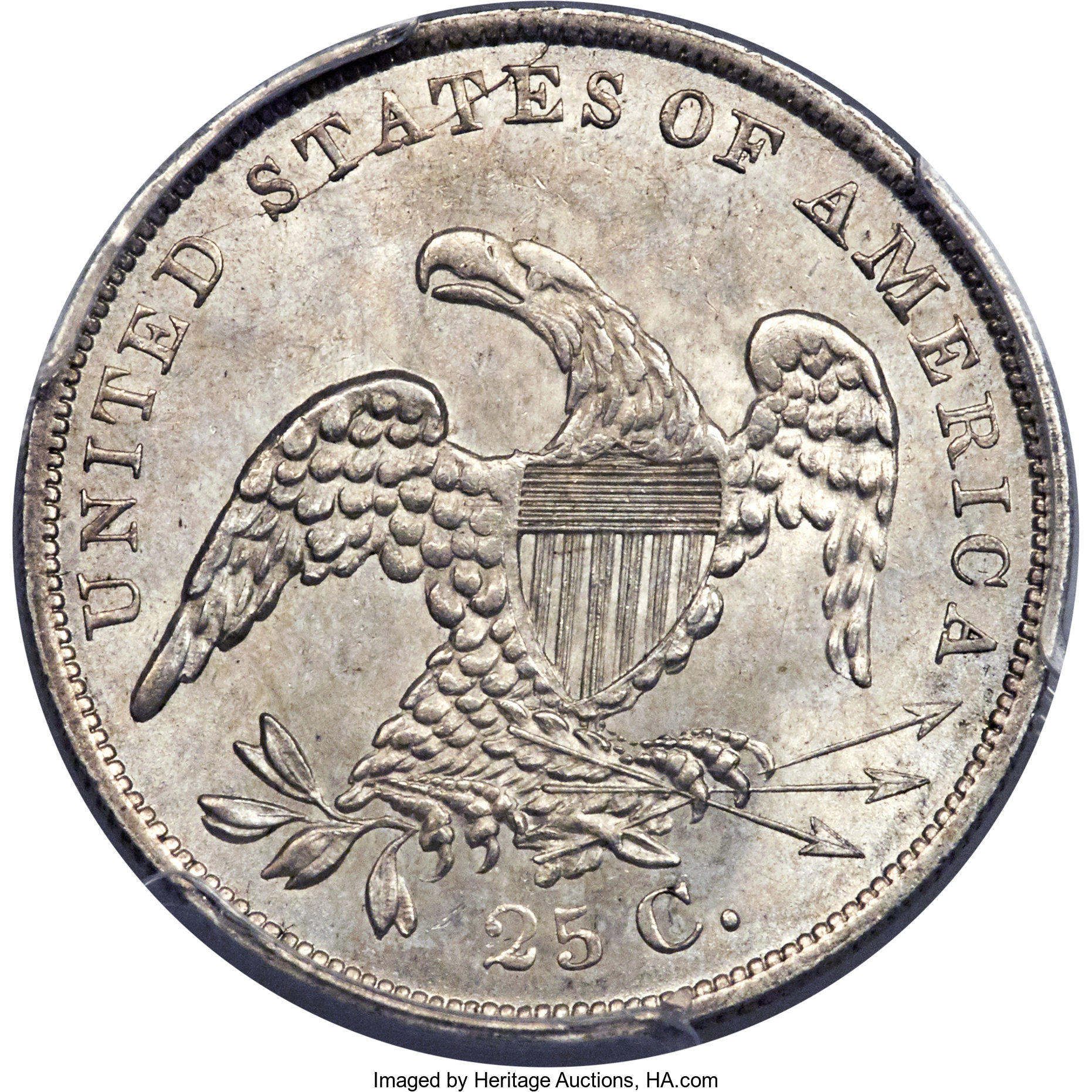 1837 25c B-4 MS60 thumbnail 7