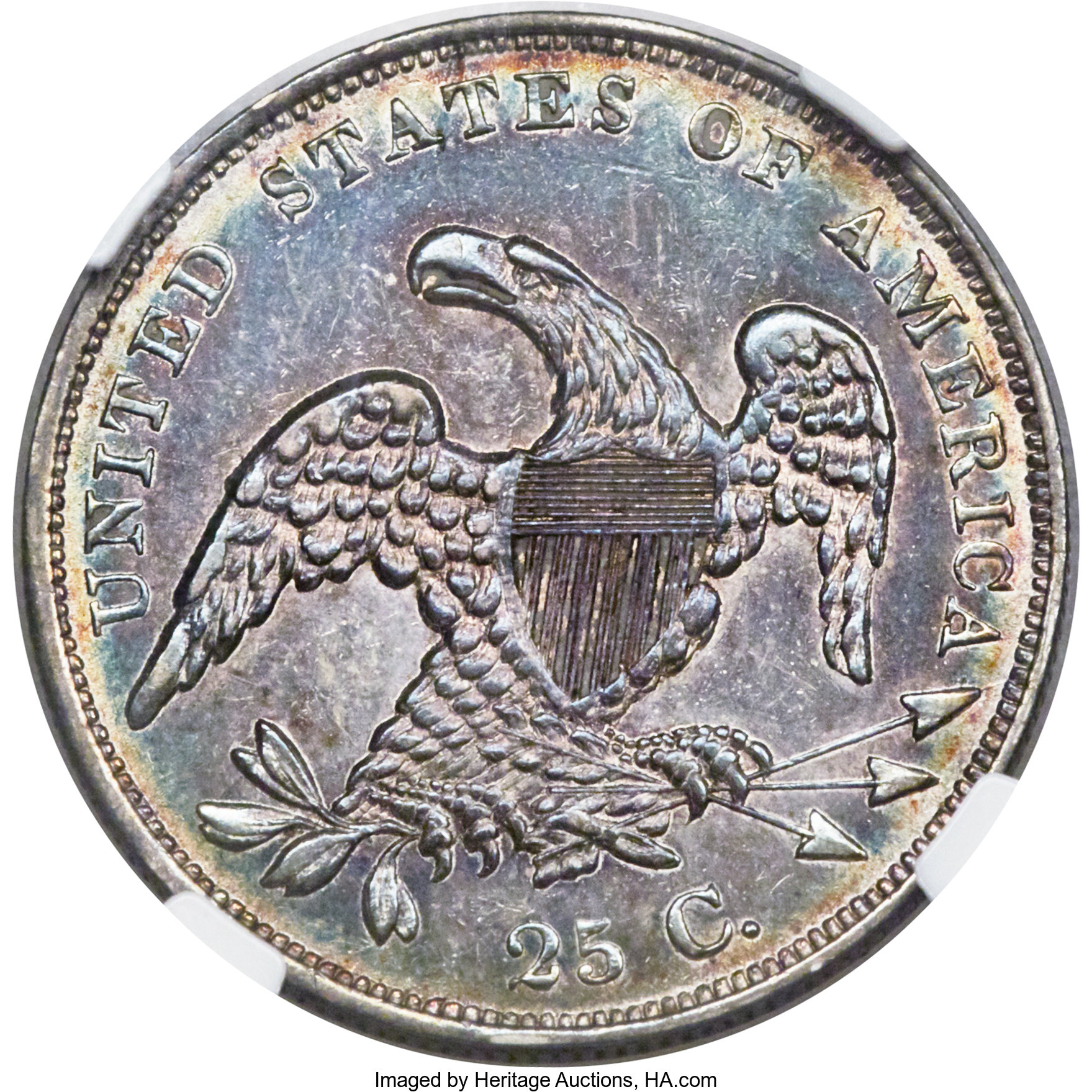 1836 25c B-2 AU58 thumbnail 18