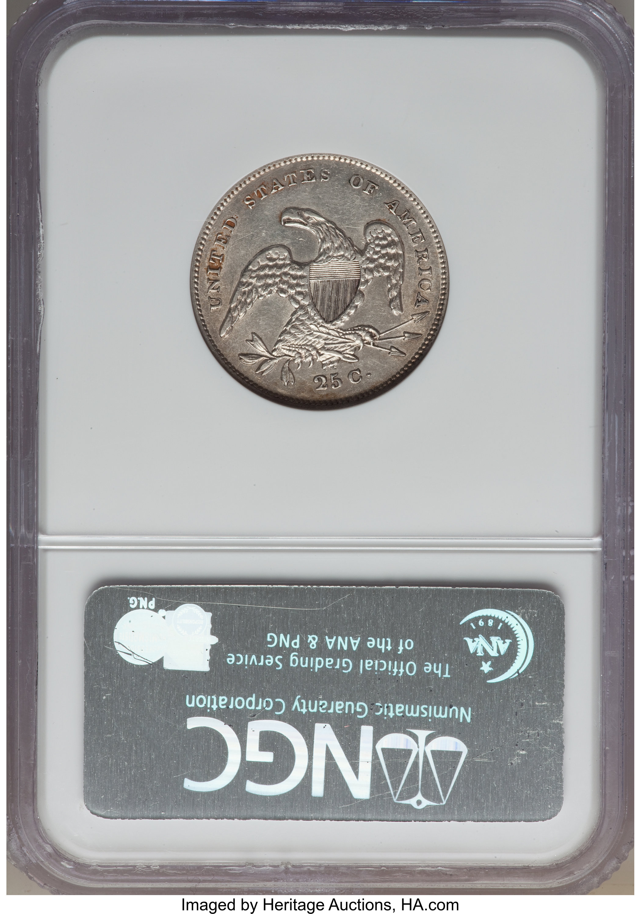 1831 25c Small Letters, B-4 XF40 thumbnail 18