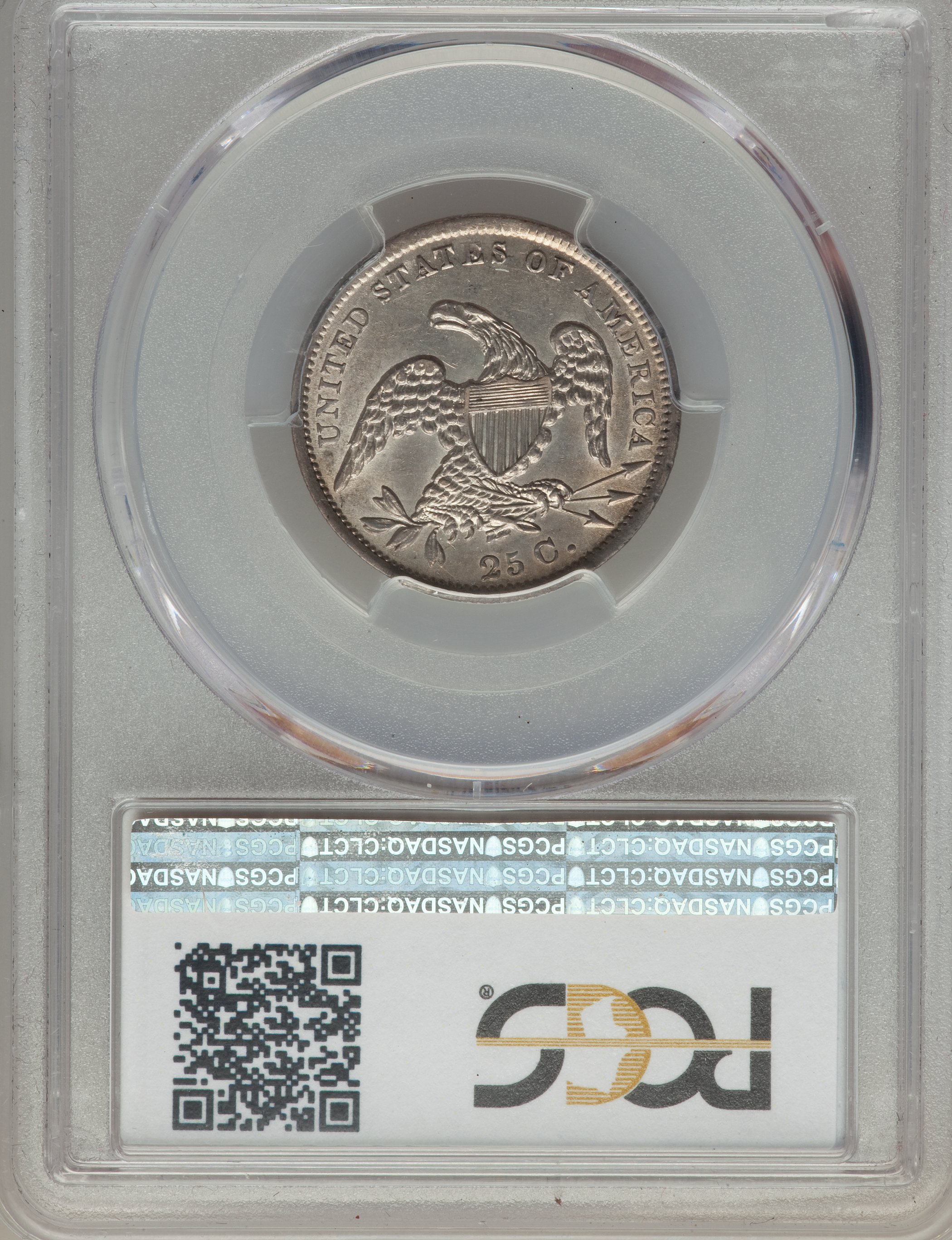 1831 25c Large Letters, B-6 G4 CAC thumbnail 17