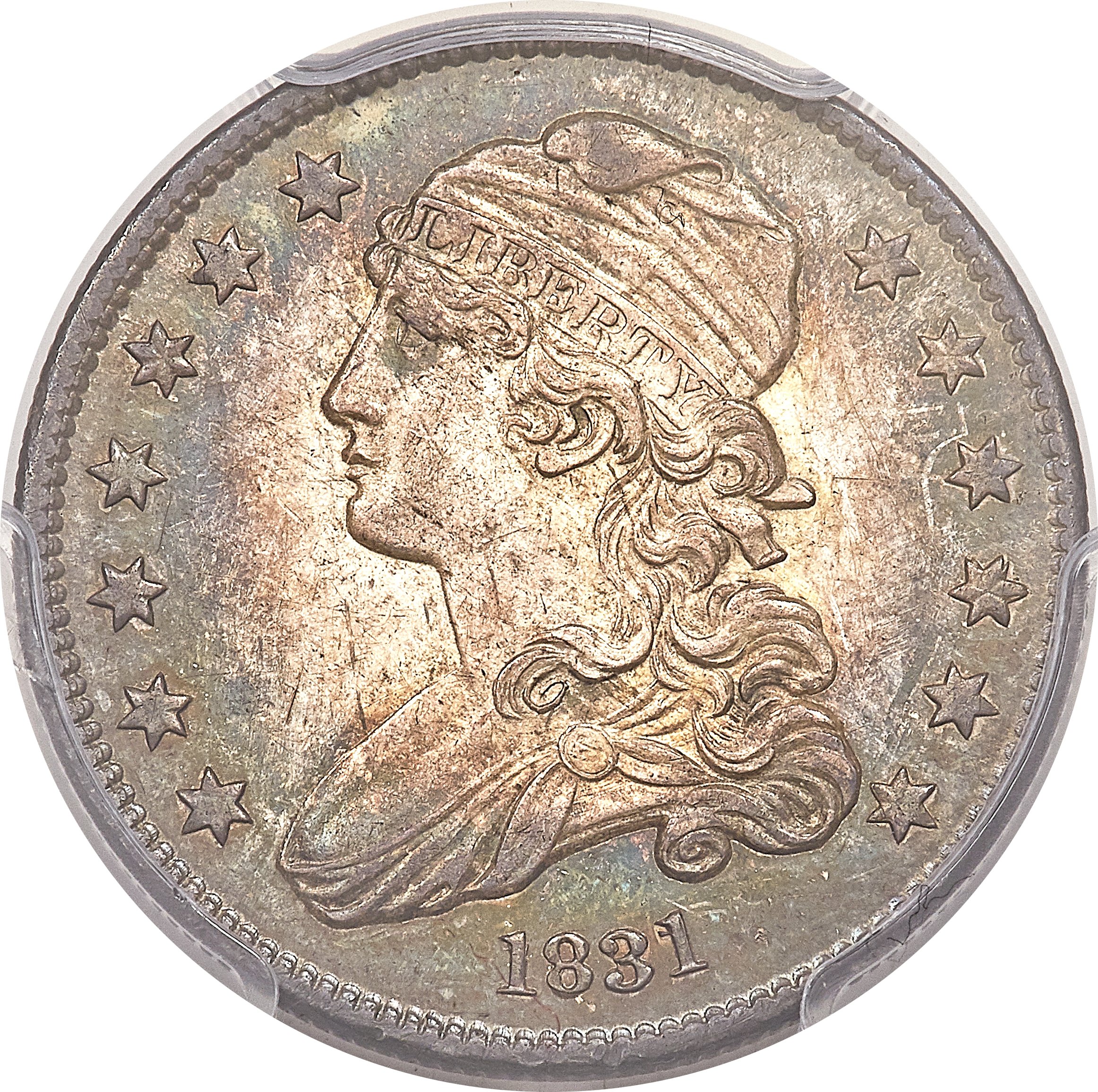 1831 25C Large Letters, B-5, FS-301, R.3, MS63 PCGS. ...