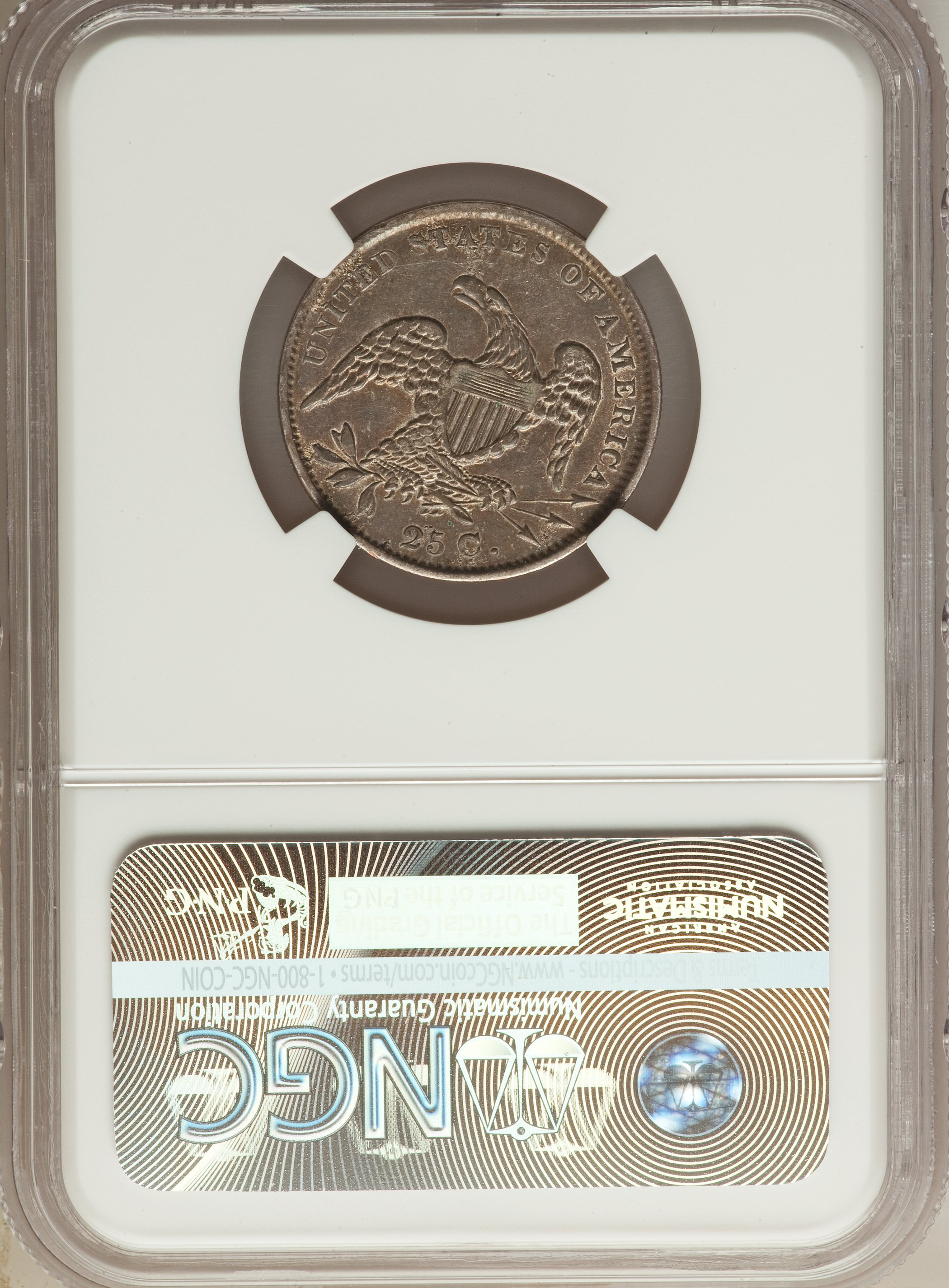 1833 25c B-1 XF40 thumbnail 22