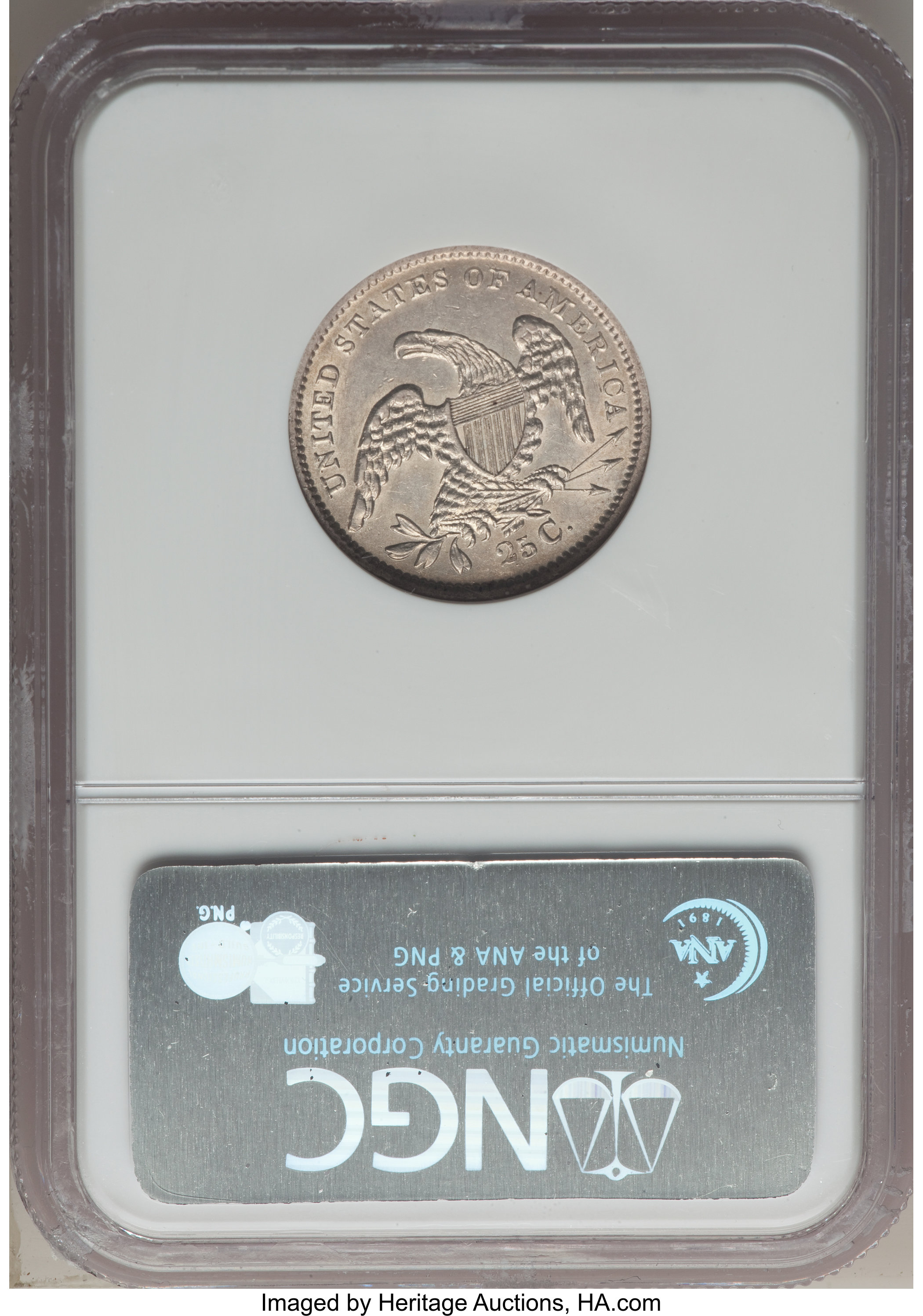 1835 25c B-2 AU55 thumbnail 2