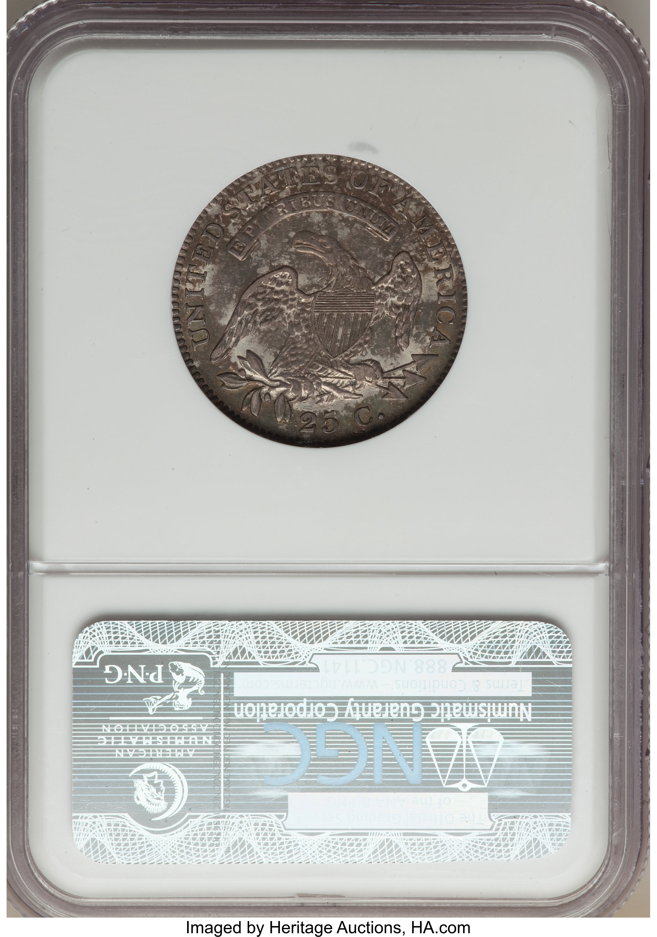 1820 25c Small 0 MS60 thumbnail 16