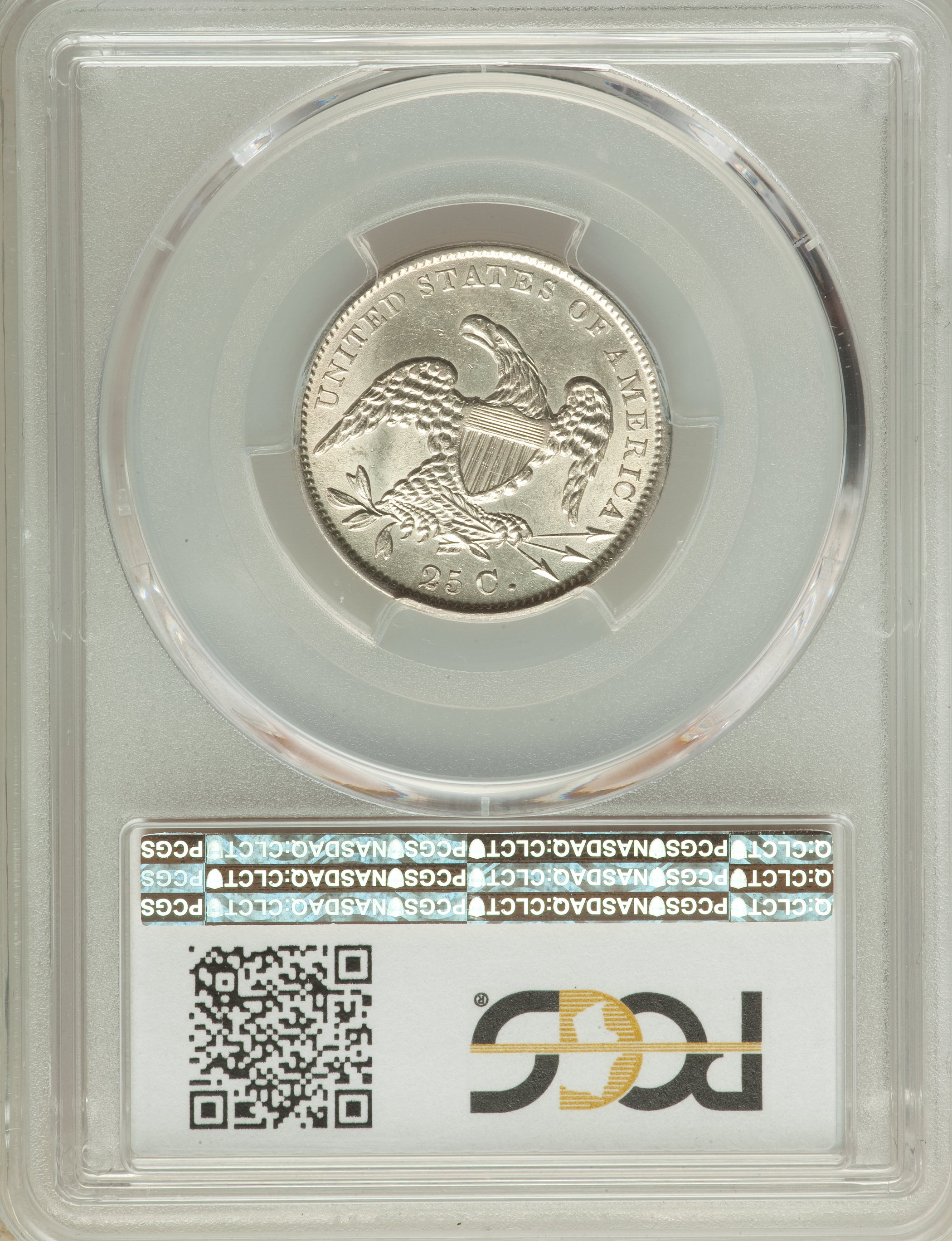 1833 25c MS62 thumbnail 2
