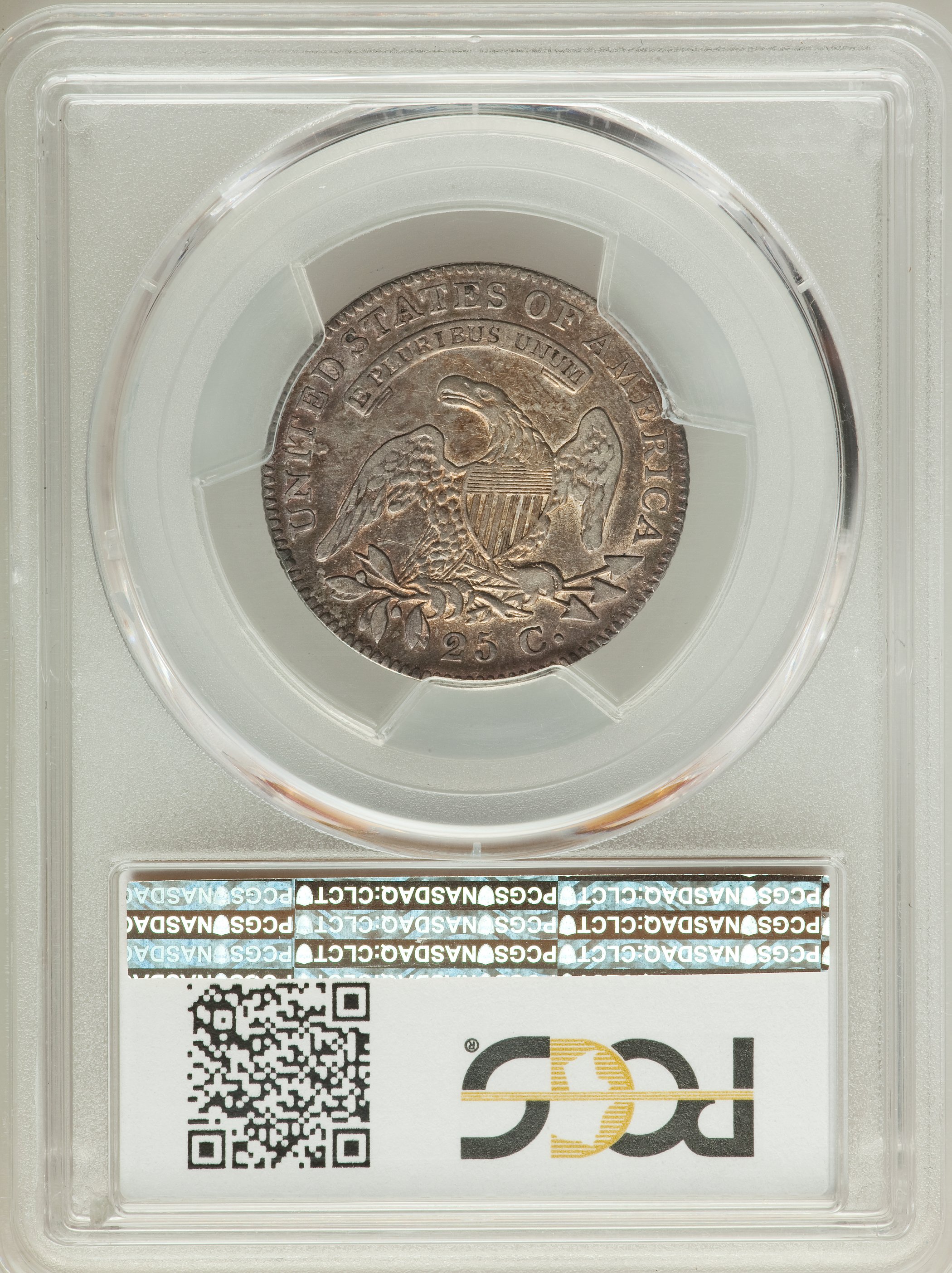 1820 25c Large 0, B-2 XF45 thumbnail 6