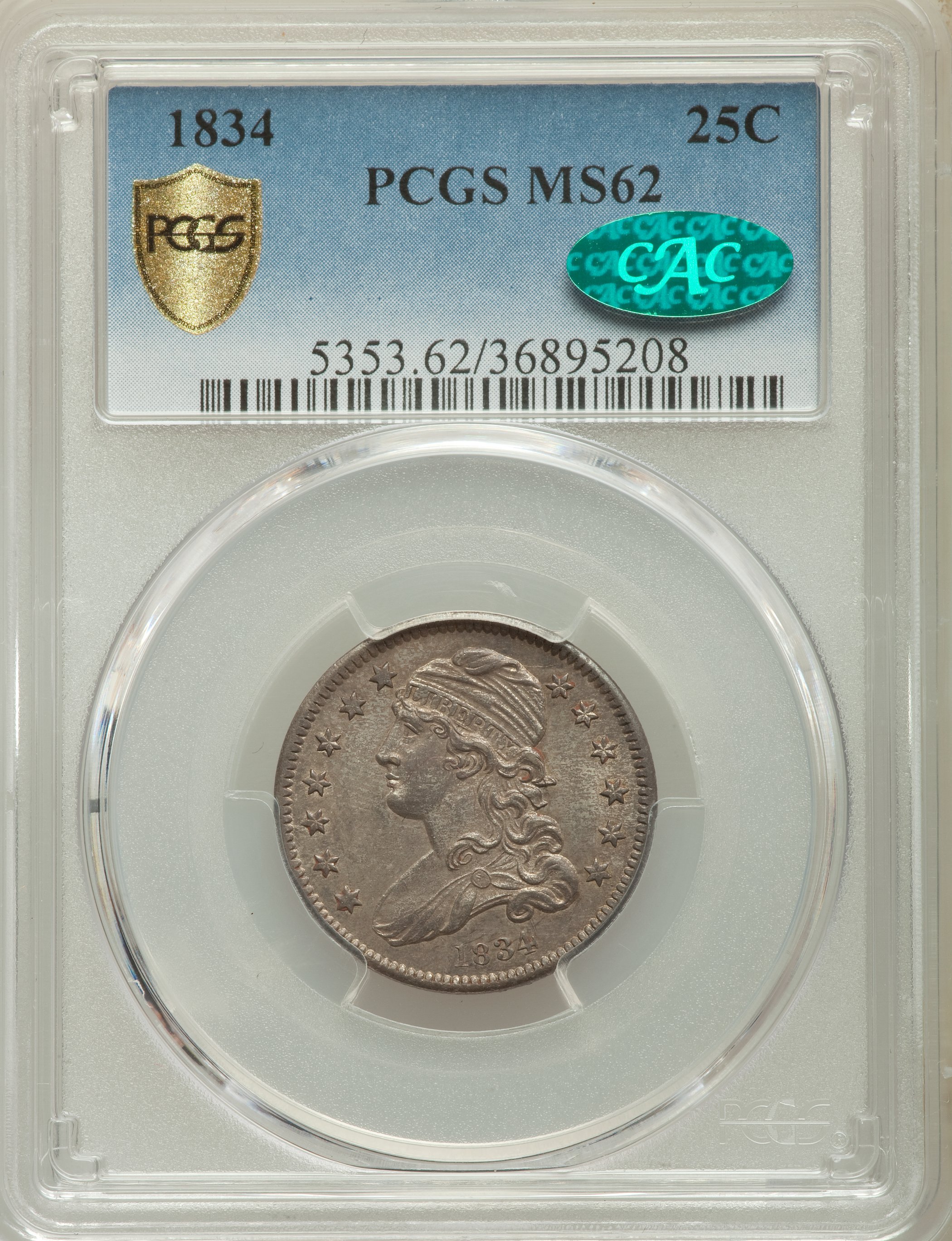 1834 25c B-4 AU53 thumbnail 23