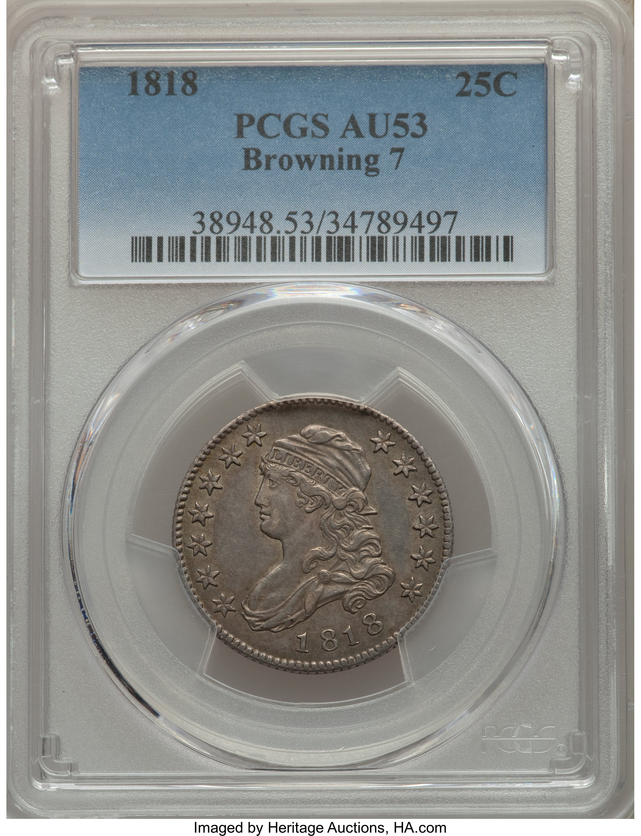 1818 25c B-7 XF45 thumbnail 6