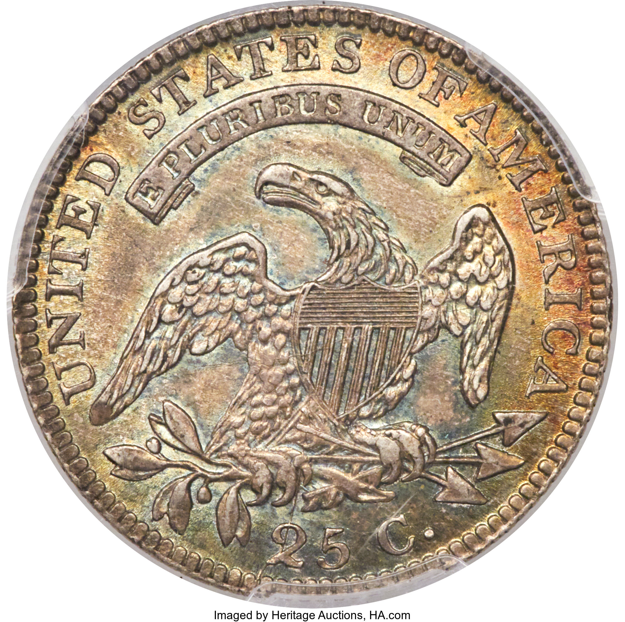 1818 25c B-10 MS60 thumbnail 7