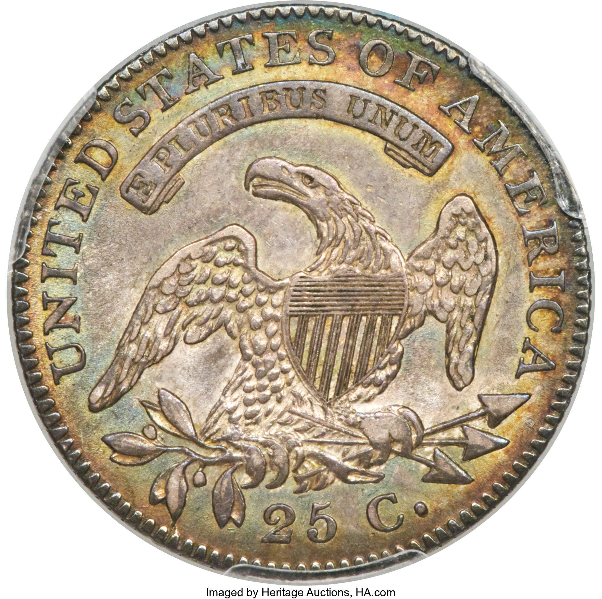 1820 25c Large 0, B-2 XF45 thumbnail 16