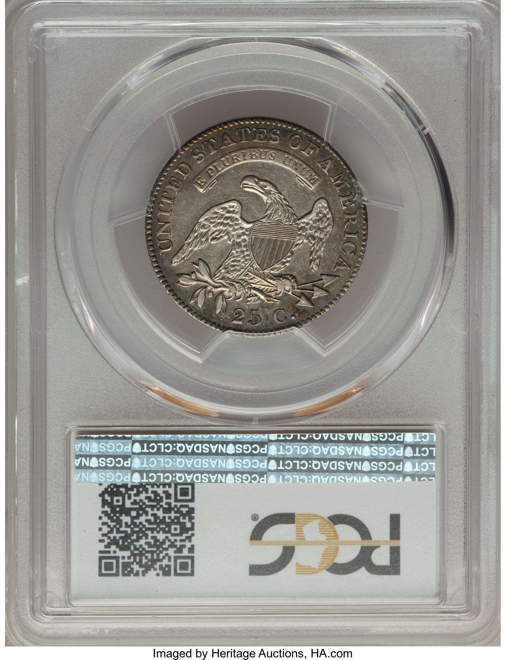 1821 25c B-3 XF40 thumbnail 11