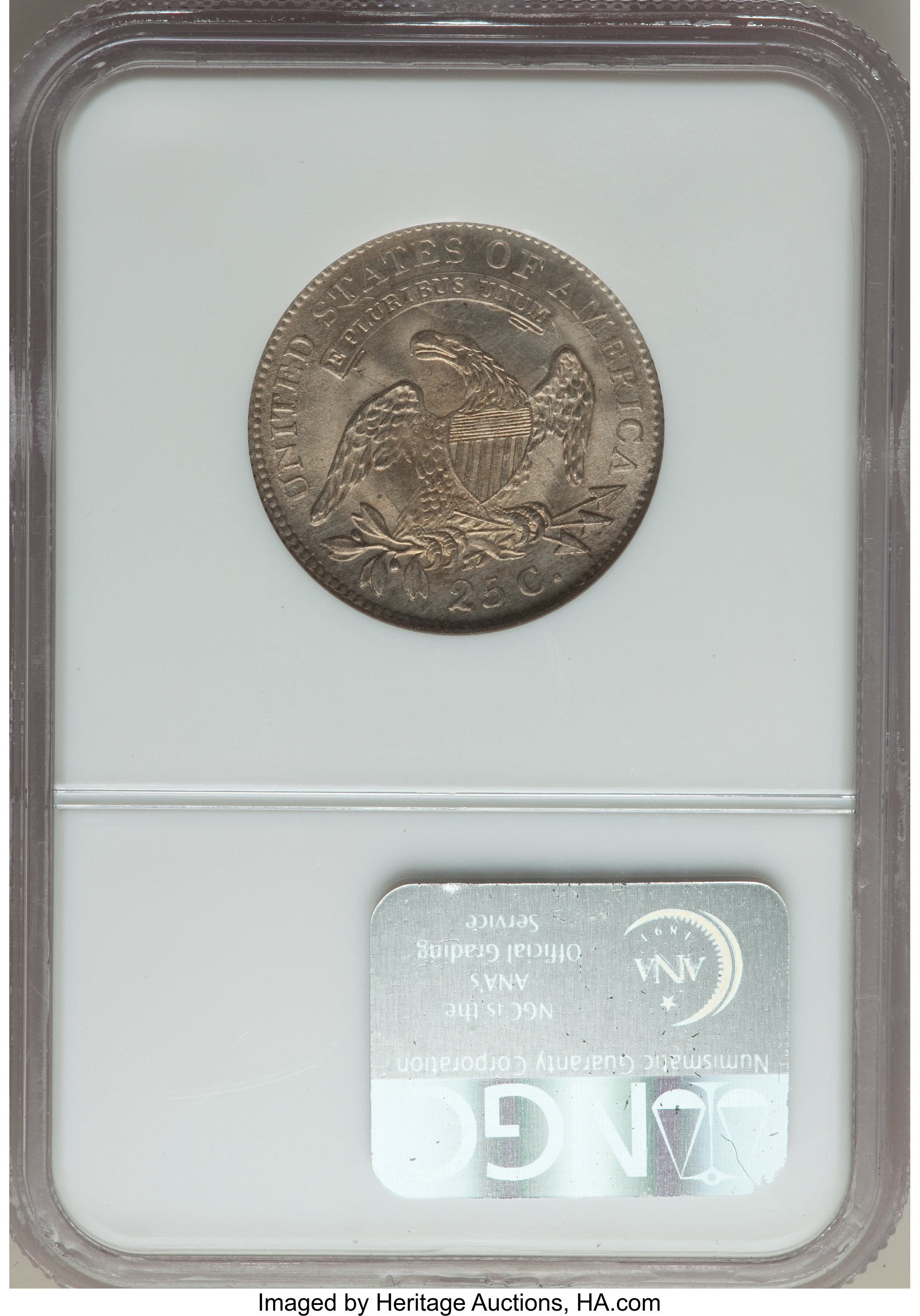 1818/5 25c Overdate, B-3 MS65 thumbnail 10