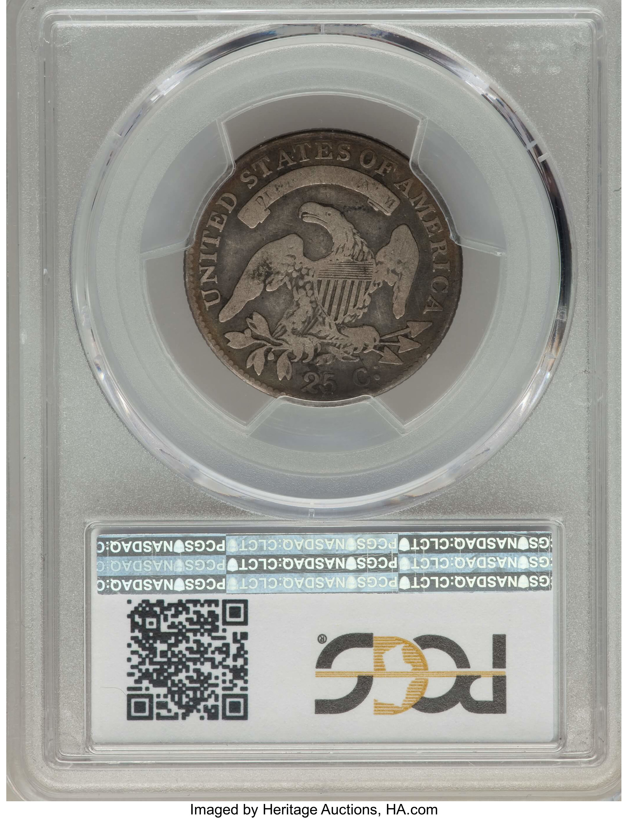 1819 25c Small 9, B-3 AG3 CAC thumbnail 8
