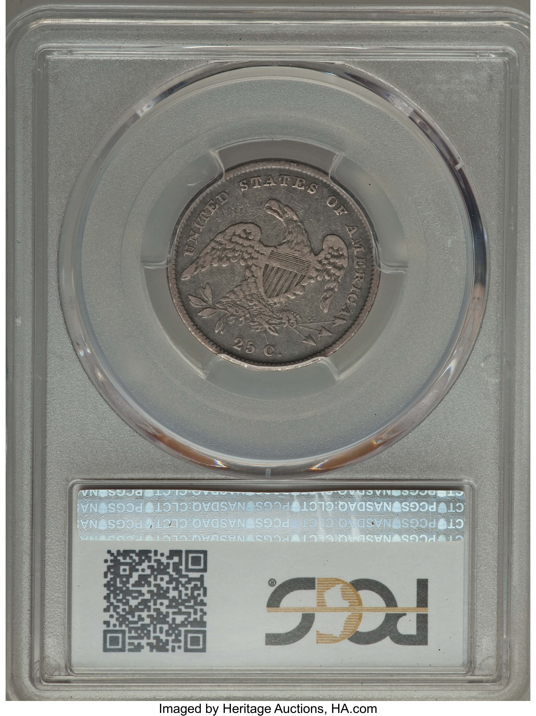 1831 25c Small Letters, B-2 VG10 thumbnail 3