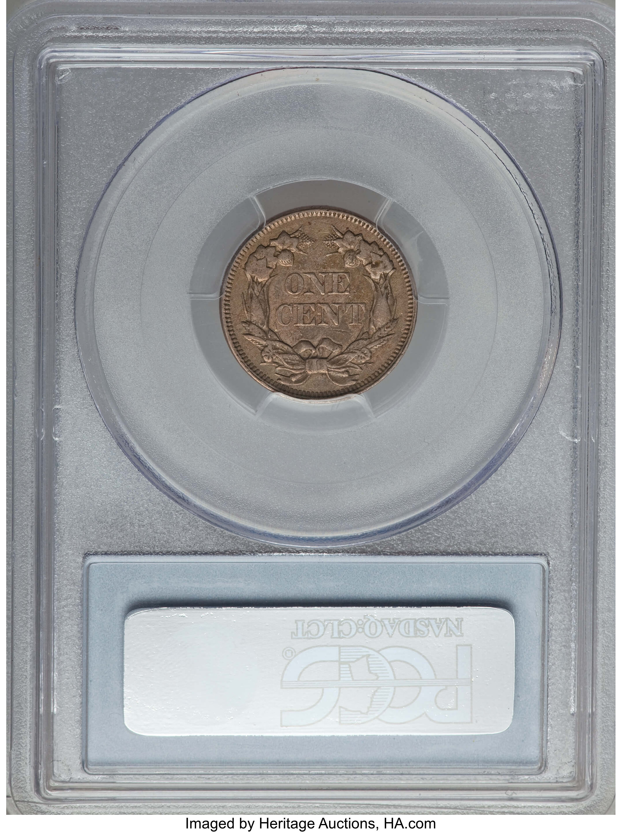 1857 1c Flying Eagle, FS-101, S-4 G4 thumbnail 9