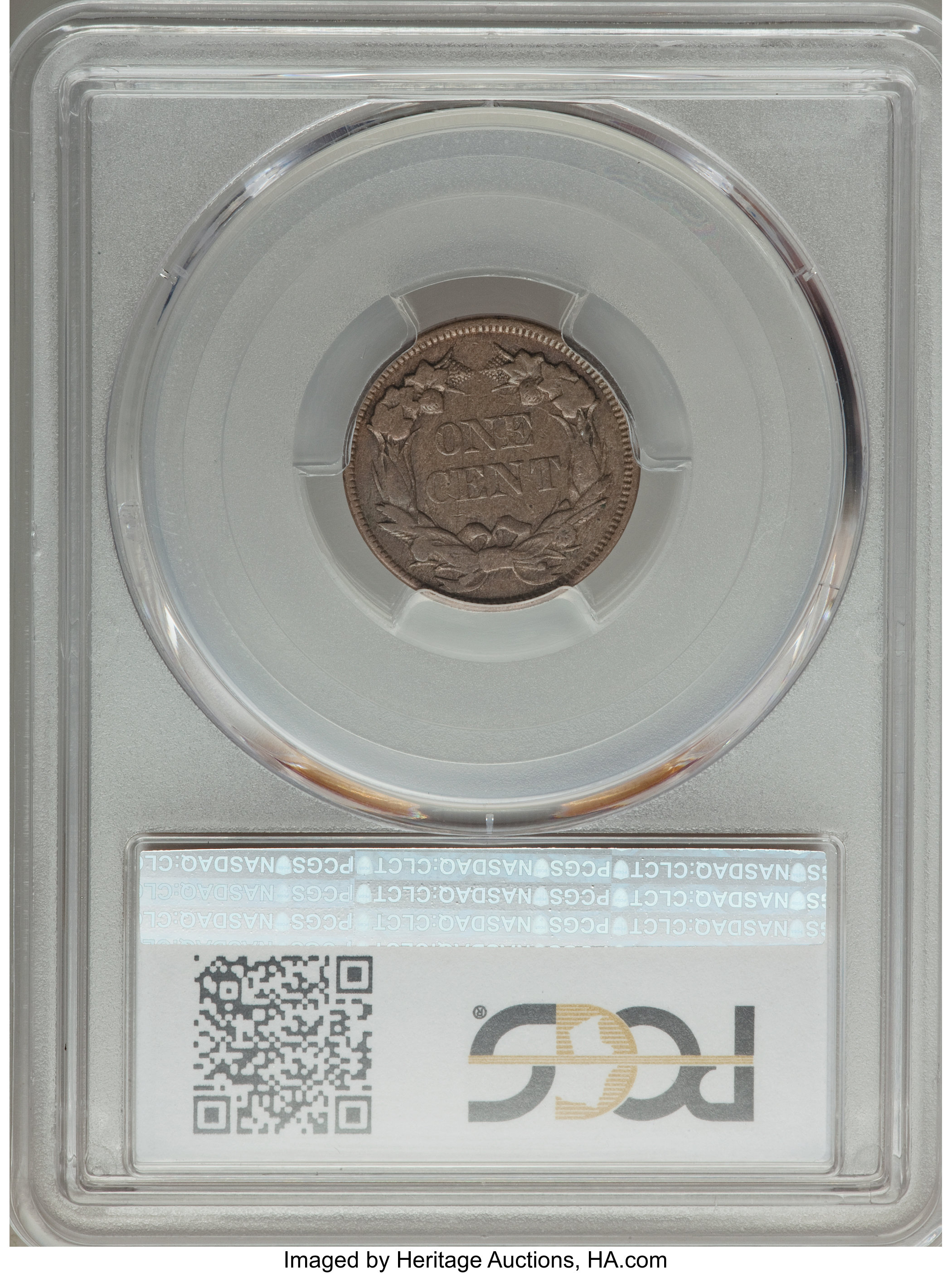 1857 1c Flying Eagle, FS-901, S-8 F12 thumbnail 10