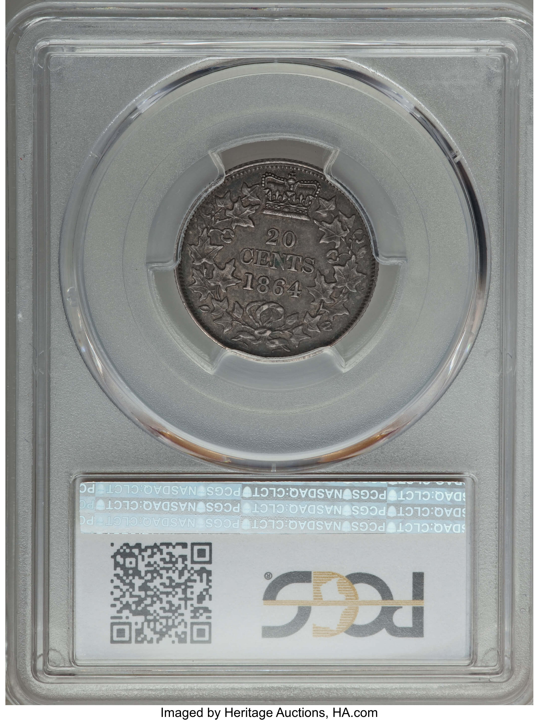 1864 20c New Brunswick VF30 thumbnail 10