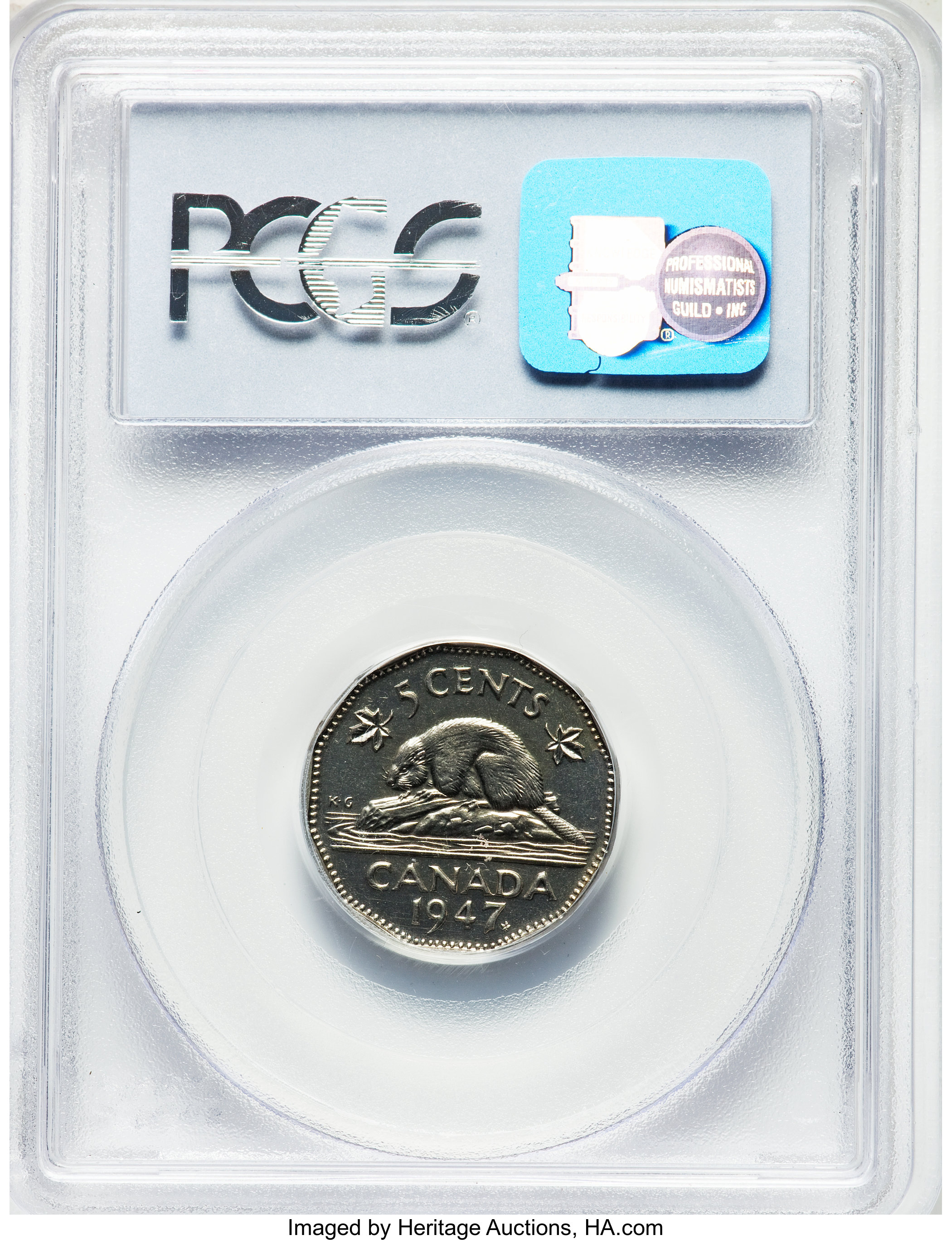 1947 5c Maple Leaf MS66 thumbnail 6