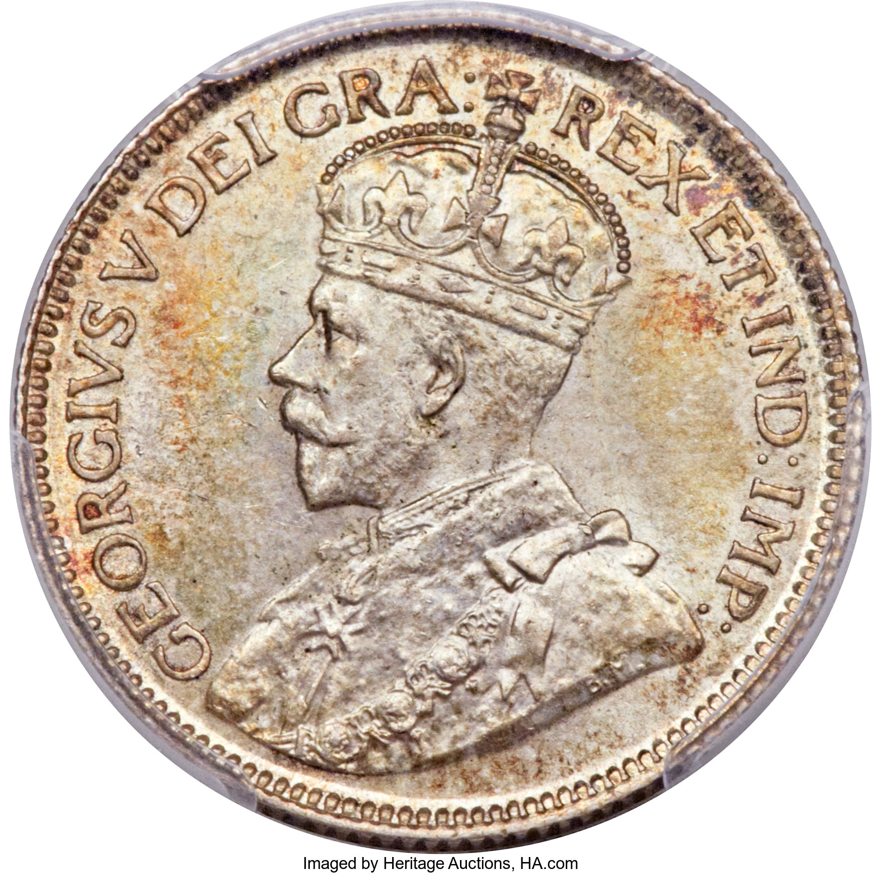 Canada: George V 25 Cents 1927 MS64 PCGS,...