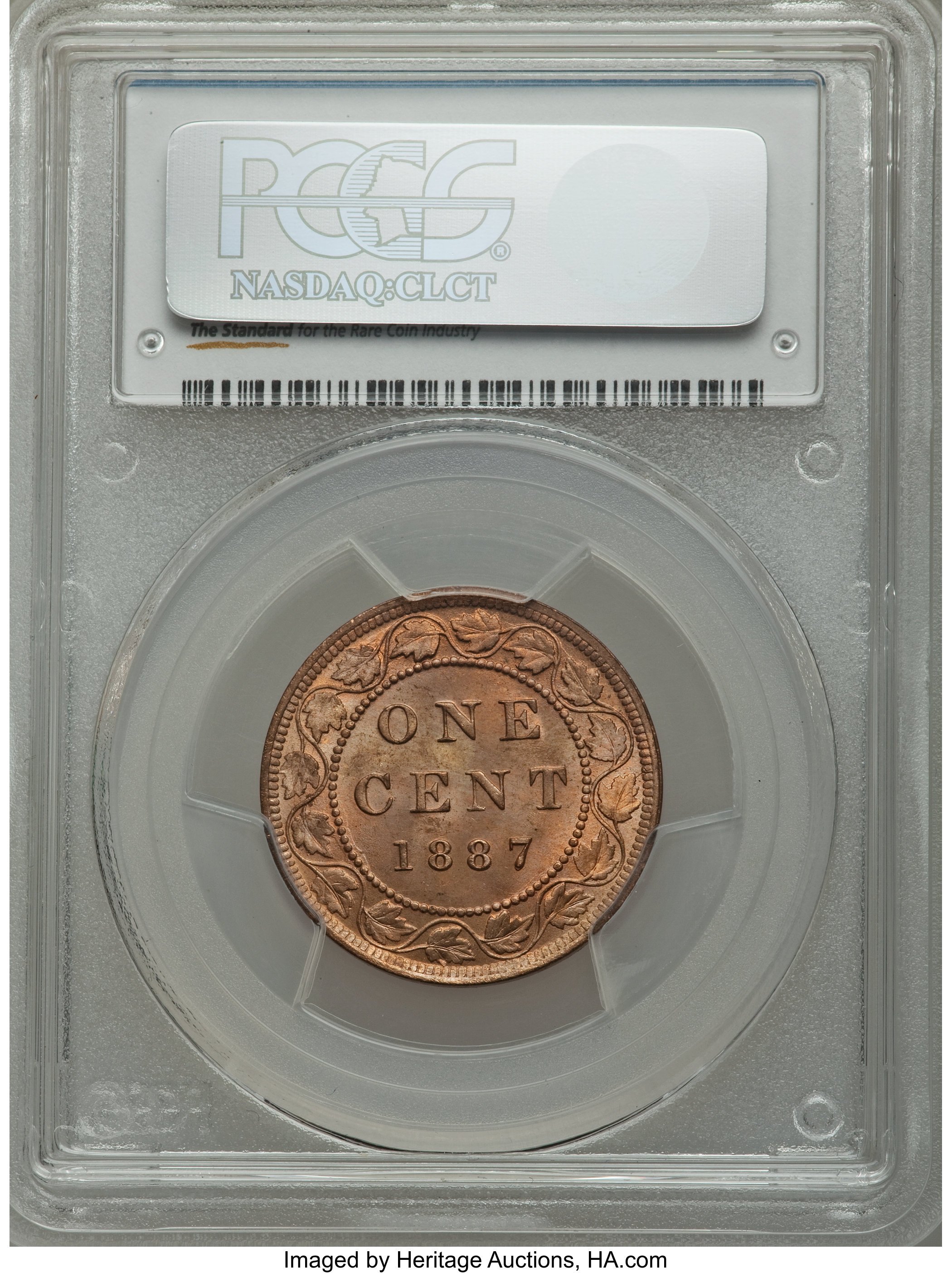 1887 1c MS RD MS65 RD thumbnail 7