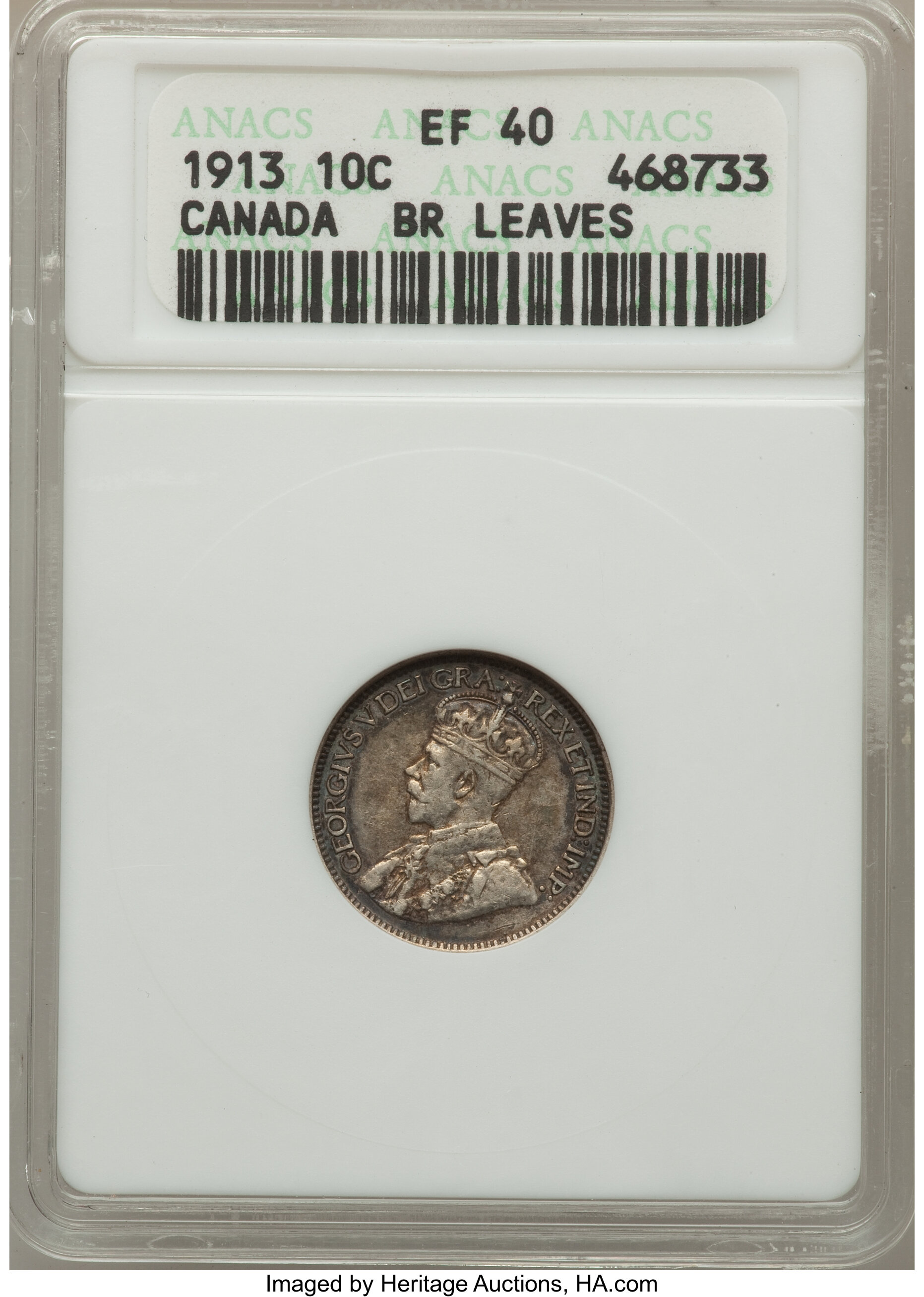 1913 10c Broad Leaves AU58 thumbnail 20