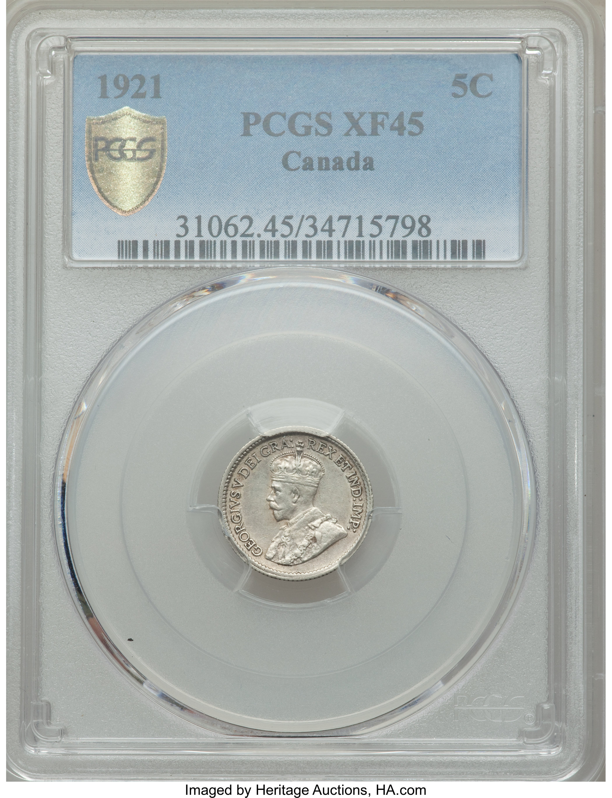George V 5c Silver, 1911-1921 [Type] VF35 thumbnail 14