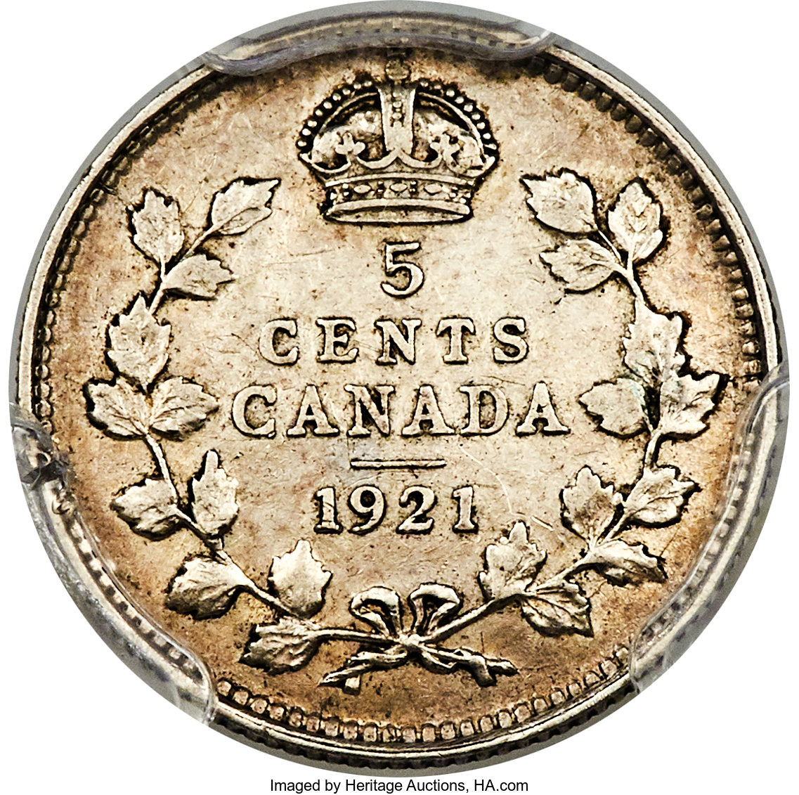 George V 5c Silver, 1911-1921 [Type] VF35 thumbnail 16