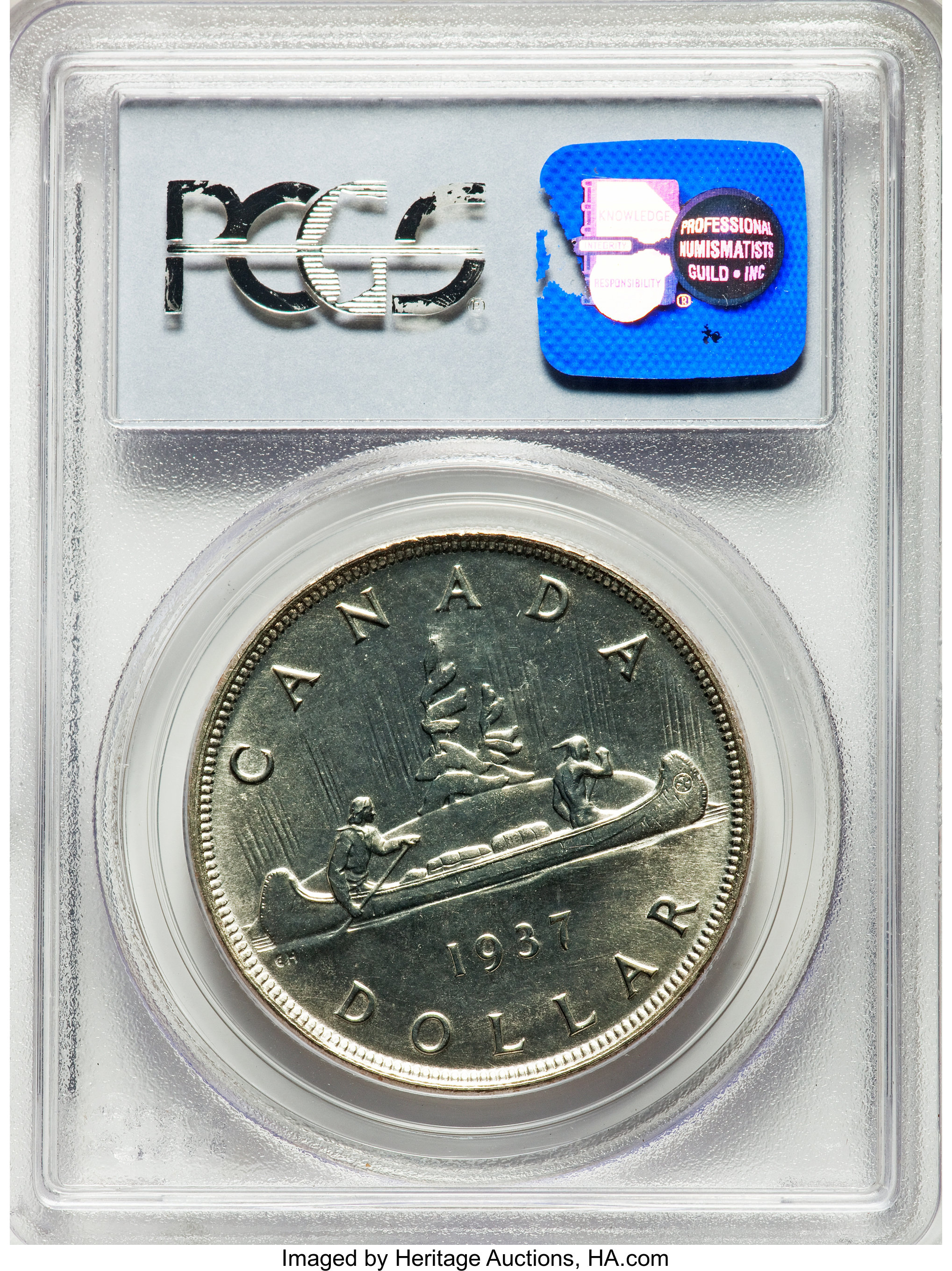 1937 S$1  Matte MS61 thumbnail 7