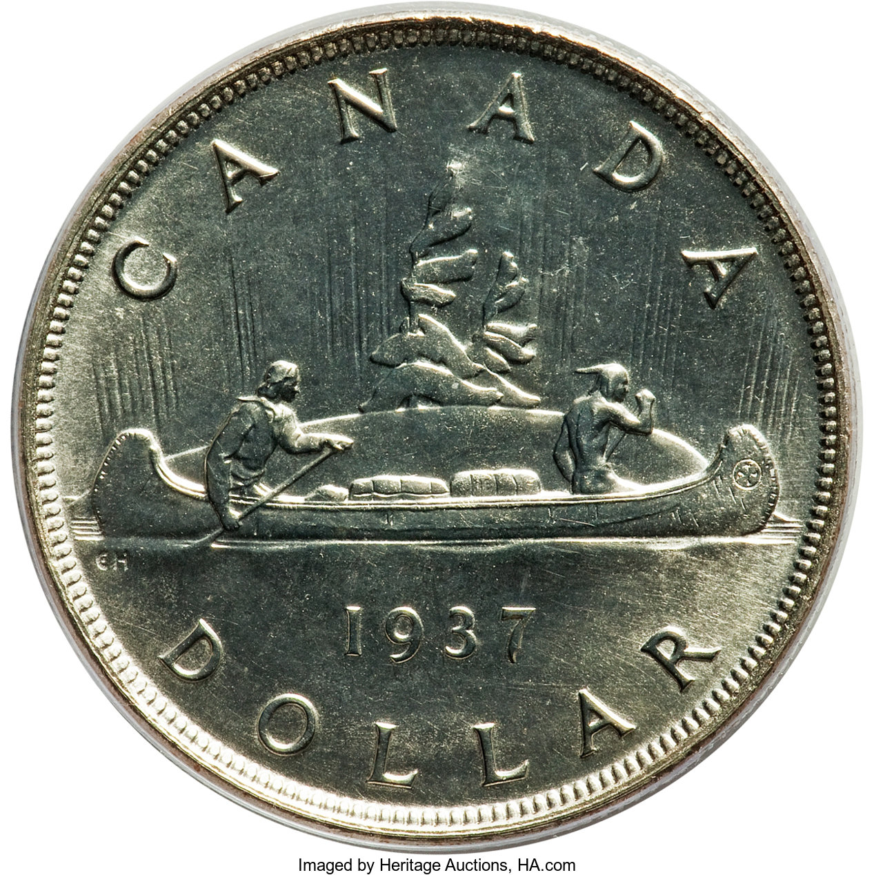 1937 S$1  Matte MS61 thumbnail 8