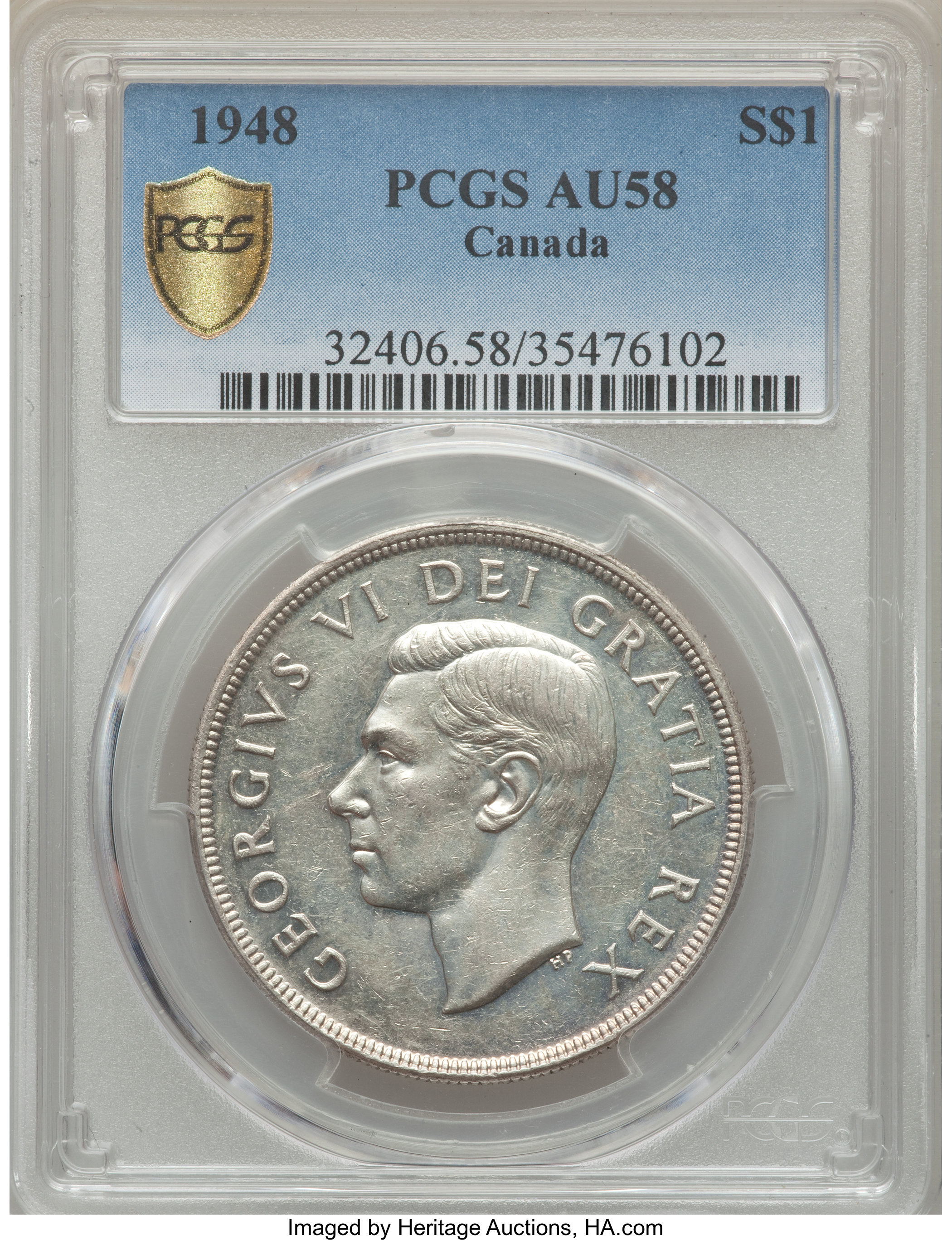 1948 S$1 MS (KM-37) VF25 thumbnail 19