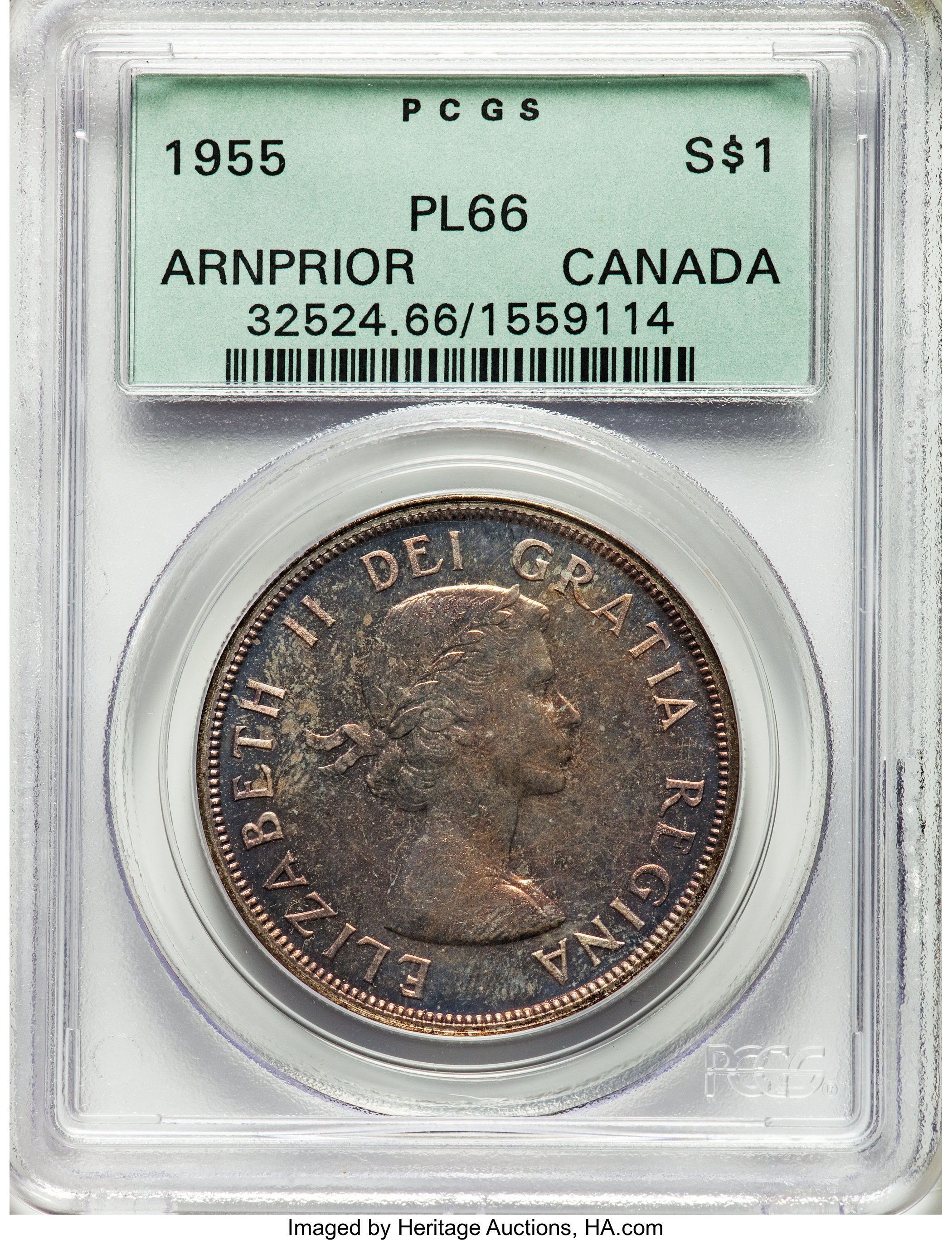 1955 S$1  Arnprior PL MS68 thumbnail 24