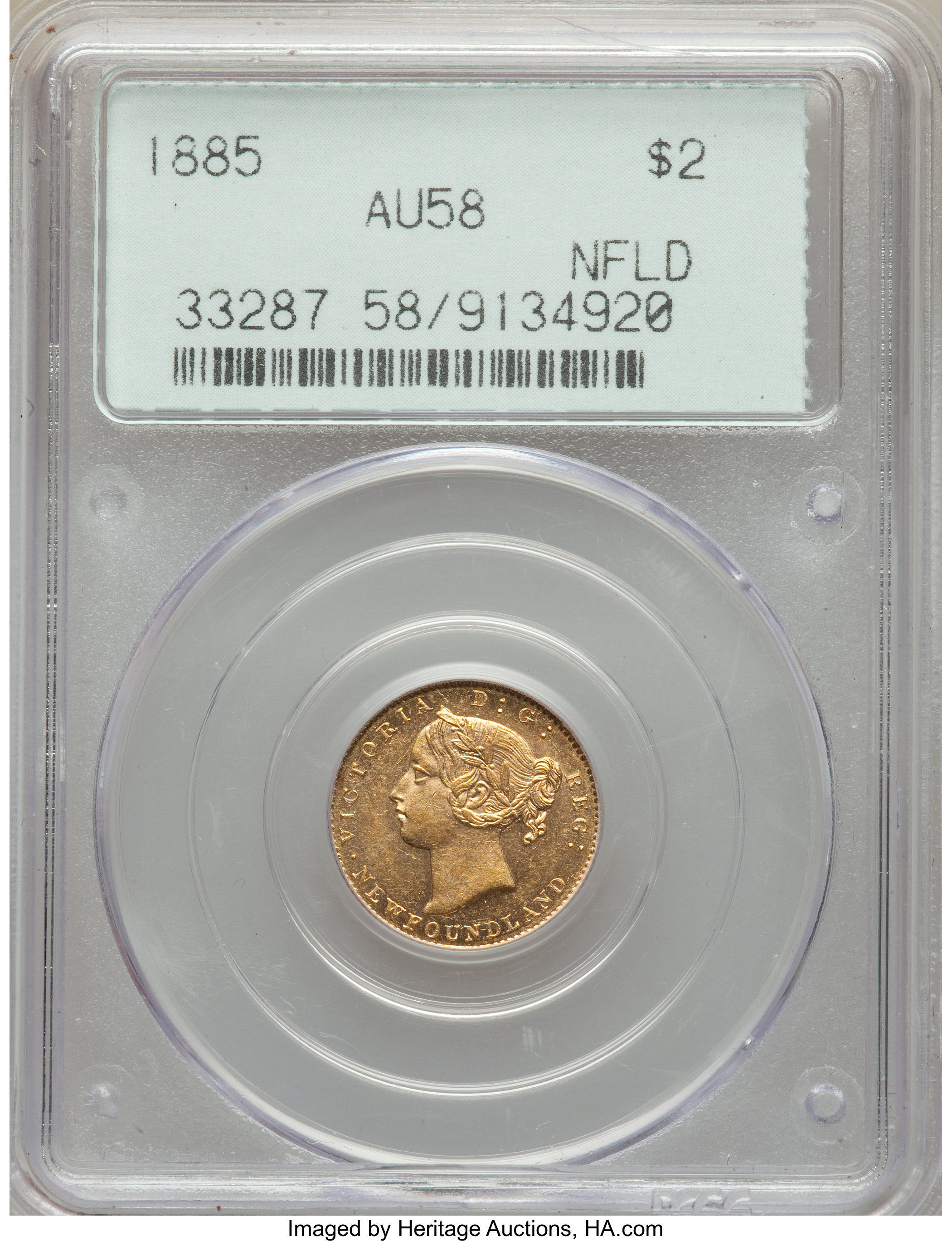 1885 $2 Newfoundland VF30 thumbnail 19