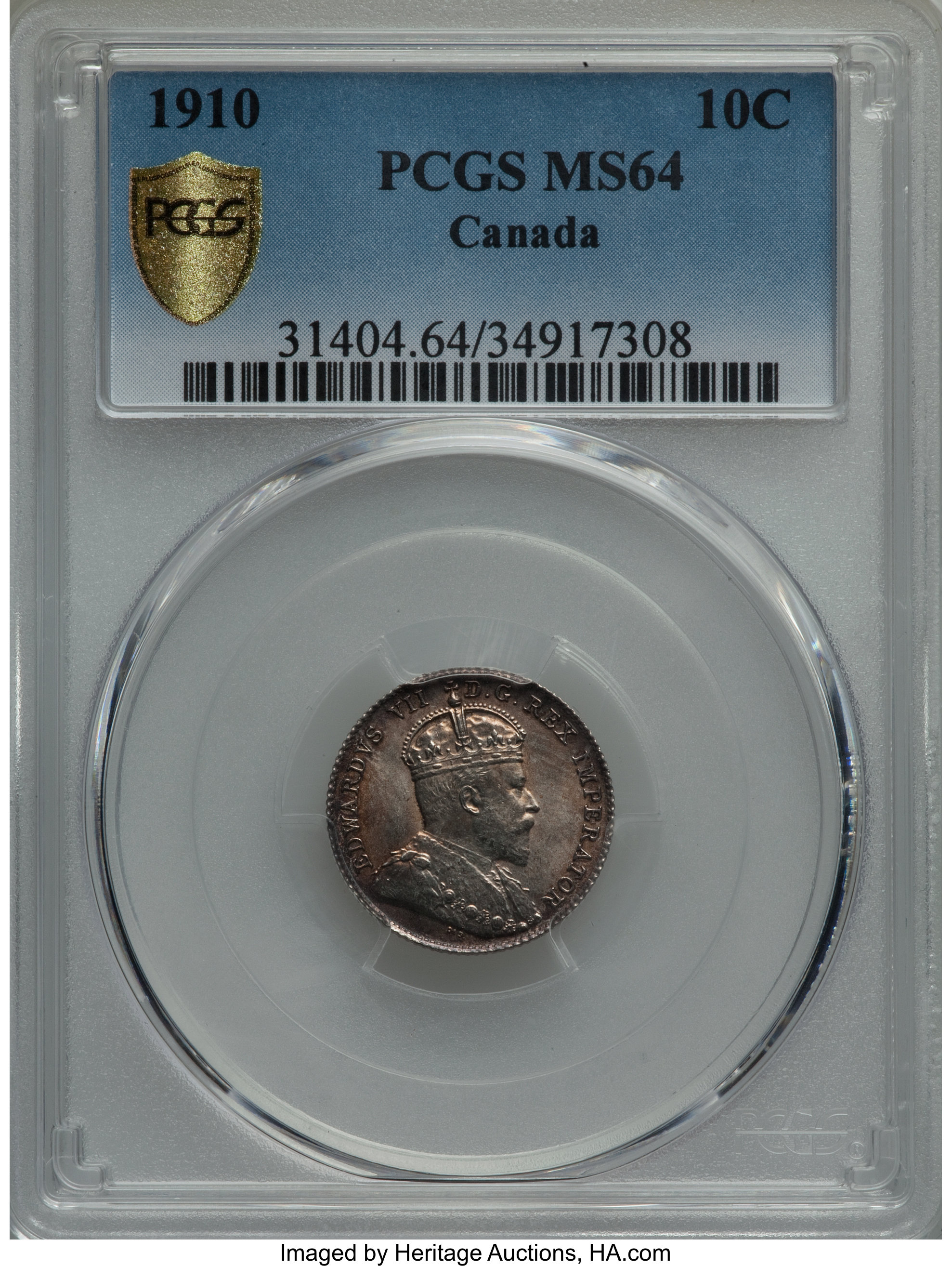 1910 10c MS64 thumbnail 10