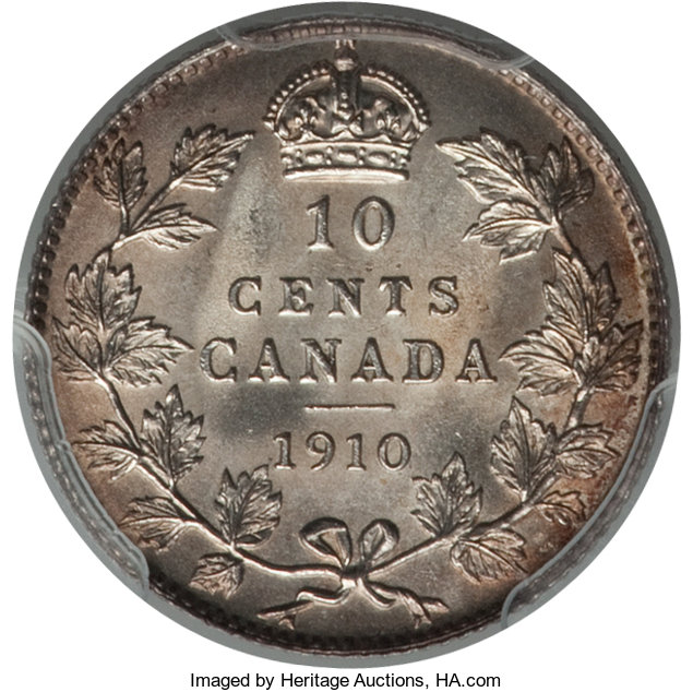1910 10c MS64 thumbnail 12