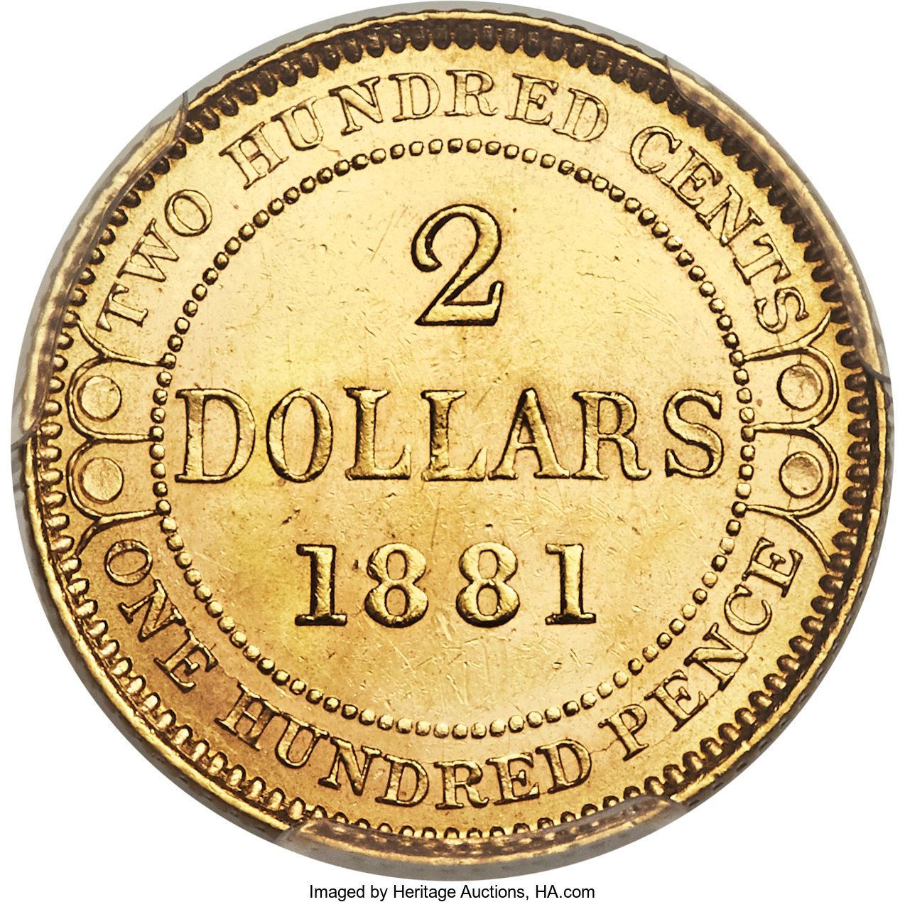1881 $2 Newfoundland MS63 thumbnail 4